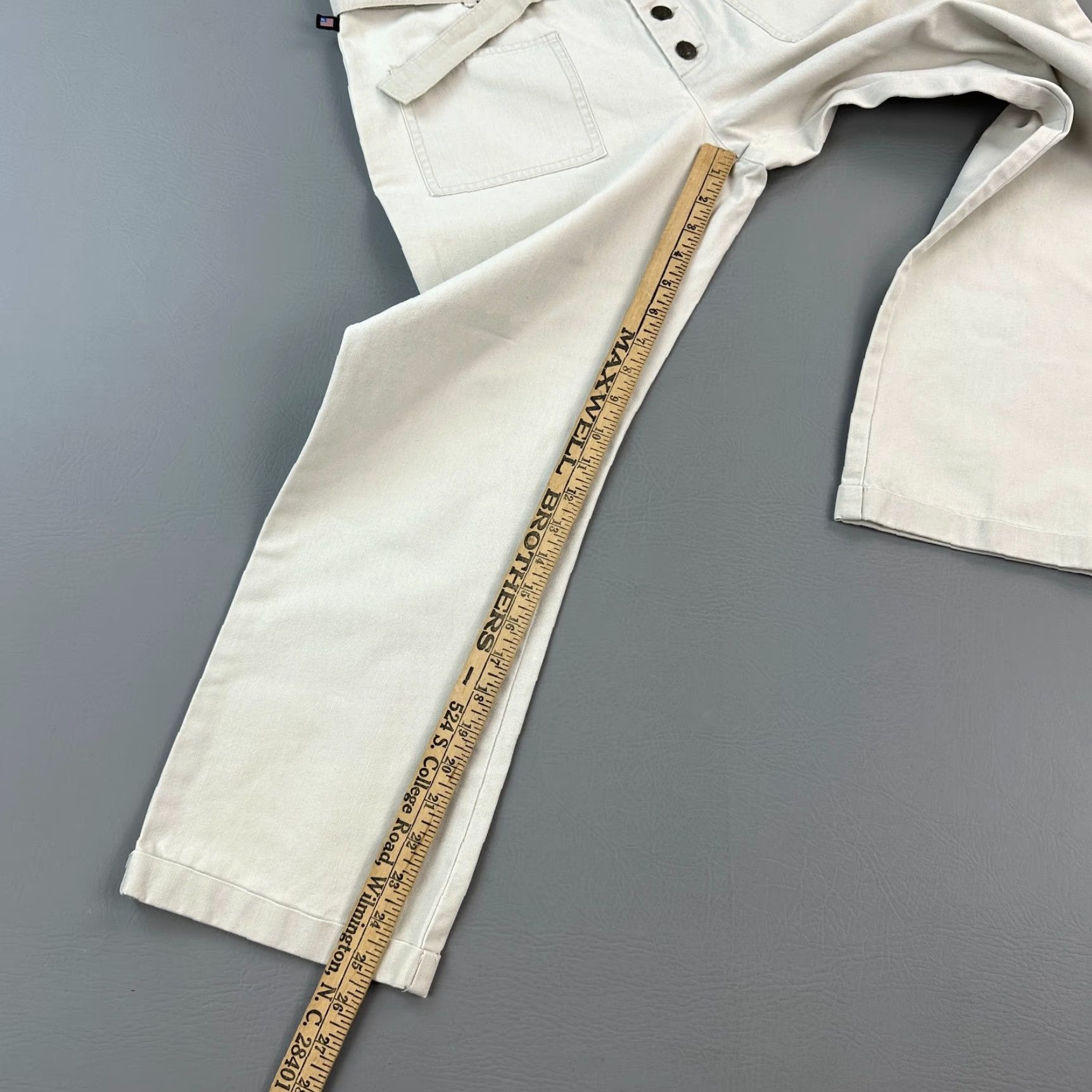 Ralph Lauren VINTAGE Polo Jeans Co Ralph Lauren Pants Women’s 10 Beige Cropped Belted Y2K Size 32" / US 10 / IT 46 - 2 Thumbnail