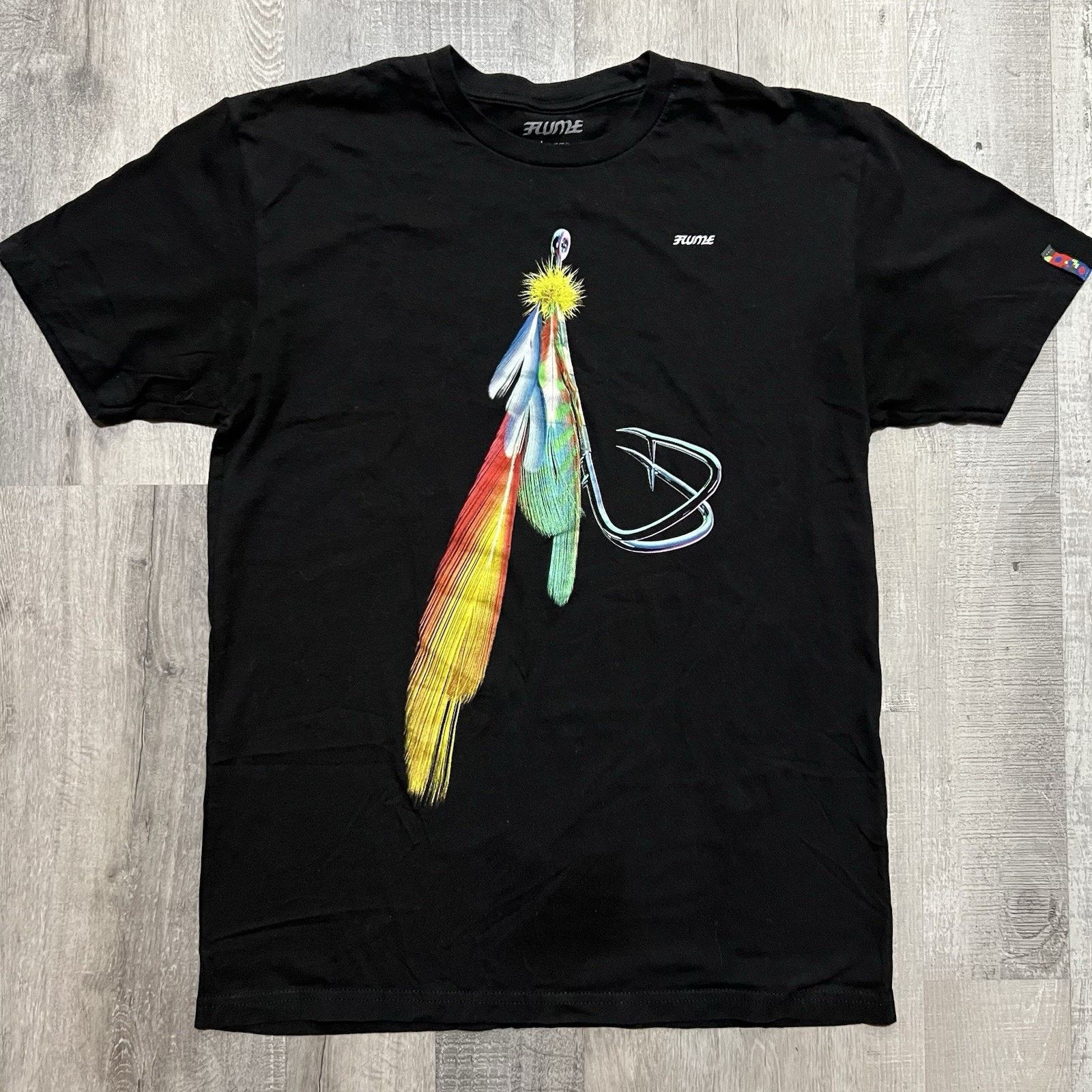 Other Flume T Shirt Fishing Lure Electronic Dance Merch T Shirt L Size US L / EU 52-54 / 3 - 1 Thumbnail