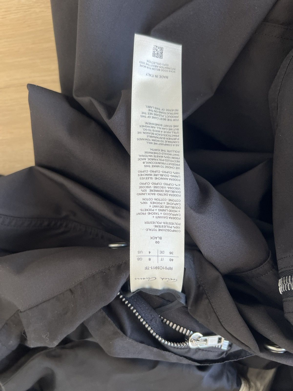Rick Owens SS23 EDFU Rain Jacket Size US S / EU 44-46 / 1 - 4 Thumbnail