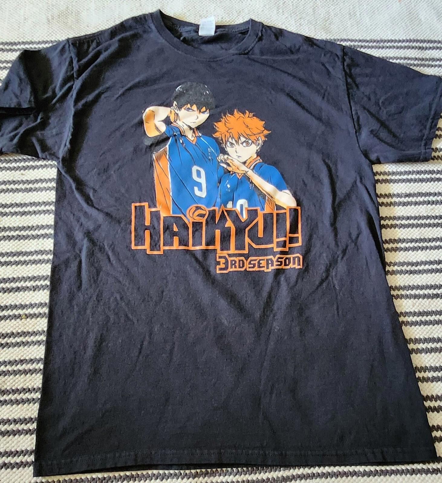 Haikure HAIKYUU HINATA AND KAGEYAMA MENS T SHIRT Size MEDIUM Size US M / EU 48-50 / 2 - 1 Thumbnail