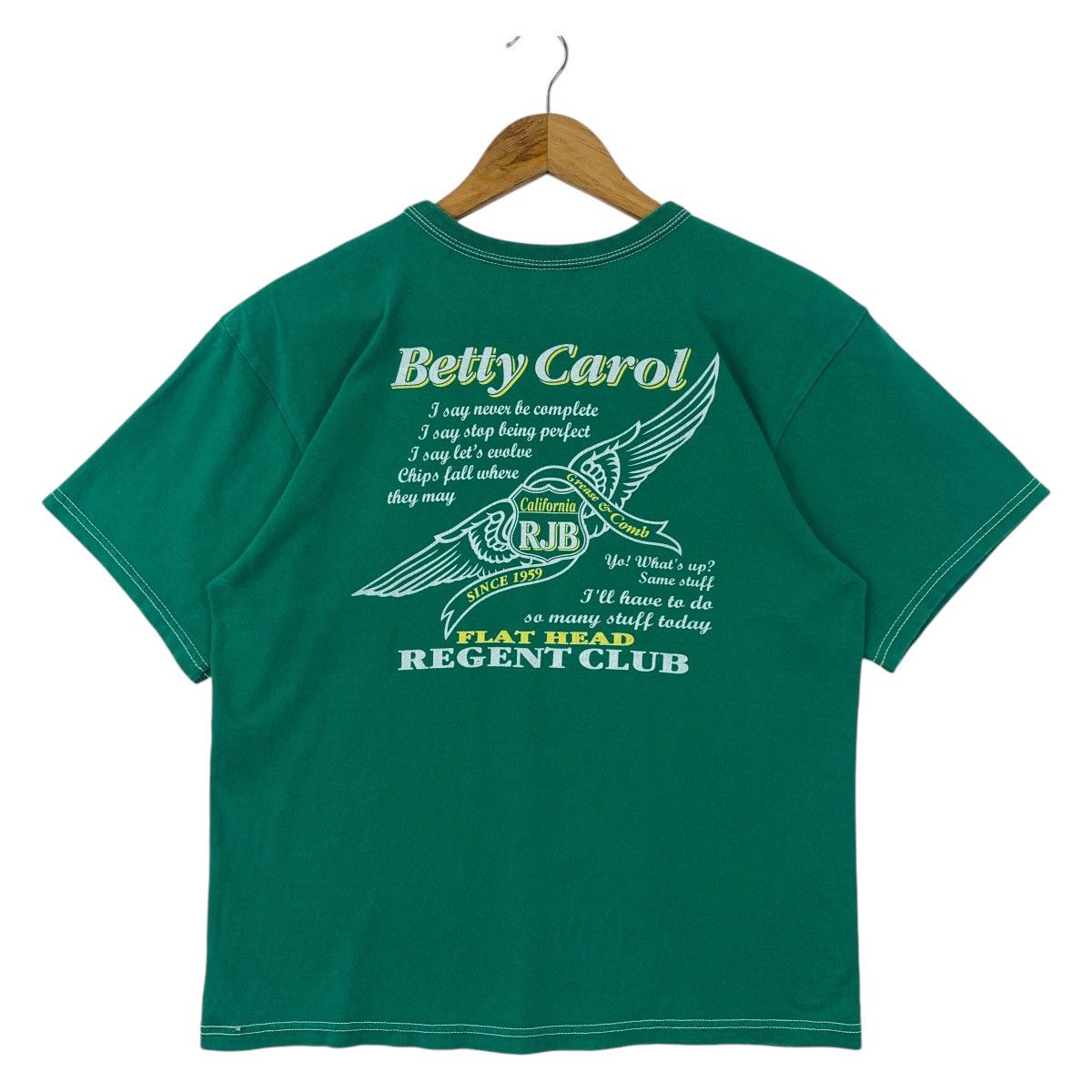 Japanese Brand × The Flat Head THE FLAT HEAD regent club Betty carol back printed tee Size US M / EU 48-50 / 2 - 4 Thumbnail