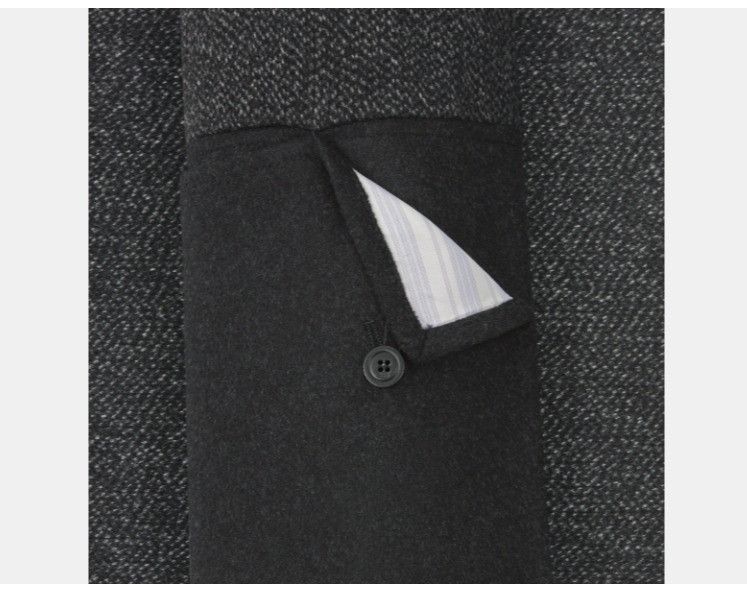 Dior o1w1db11224 Wool Peacoat in Grey Size US M / EU 48-50 / 2 - 3 Thumbnail