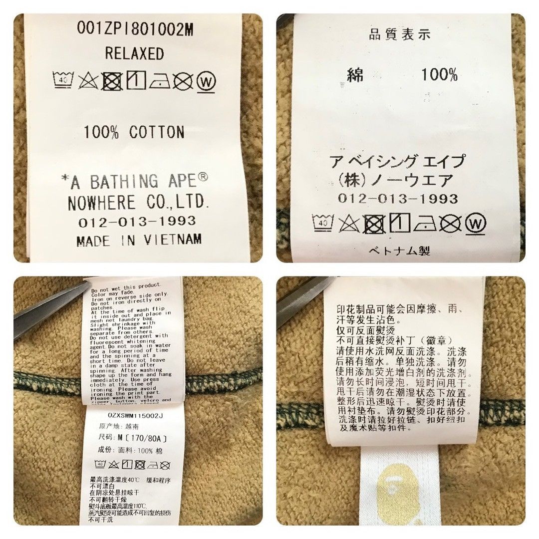 Bape BAPE FACE Logo Distortion Shark Full Zip Hoodie APE Size US M / EU 48-50 / 2 - 9 Thumbnail