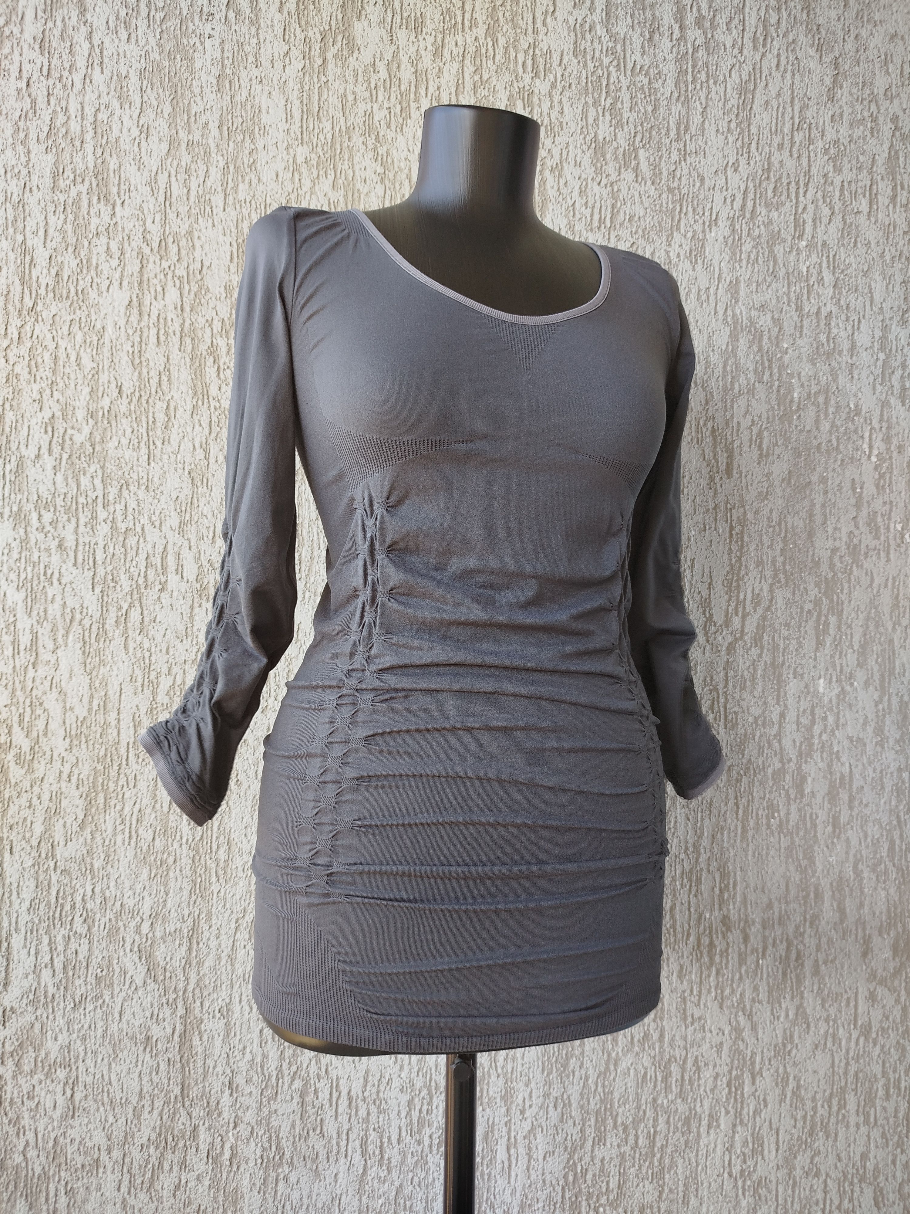 Marithe + Francois Girbaud High Use Claire Campbell Top Stretch Jersey Gray Size M / US 6-8 / IT 42-44 - 4 Thumbnail