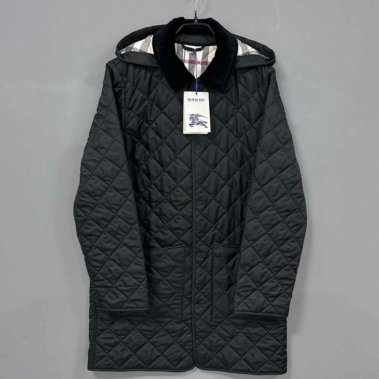 Burberry Burberry Long Black Down Jacket S Women Size S / US 4 / IT 40 - 1 Thumbnail