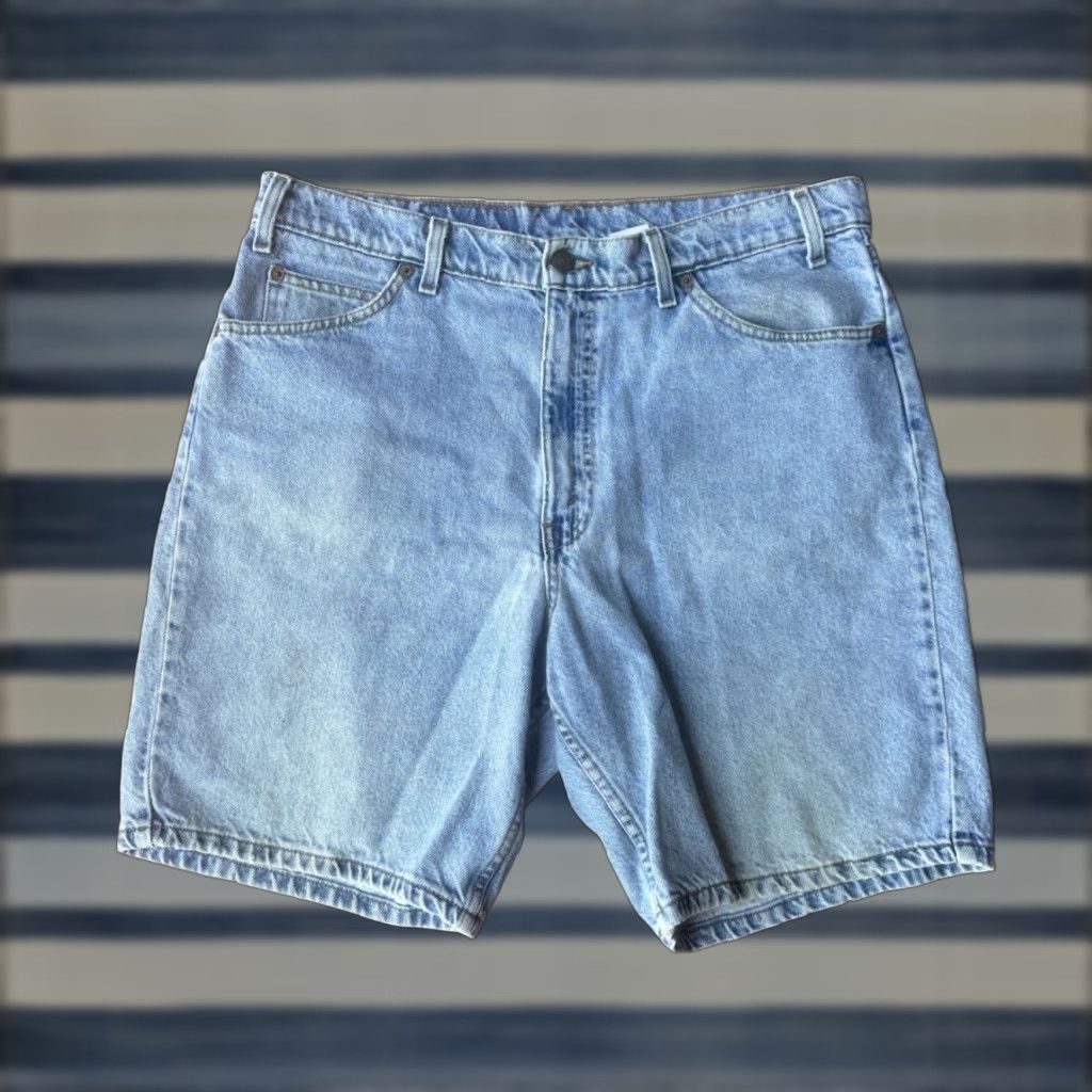 Levi's VINTAGE Levi's 550 Jorts Mens 36 Blue Denim Shorts Relaxed Bermuda Shorts 9 in Inseam Casual Mens Size US 36 / EU 52 - 1 Thumbnail