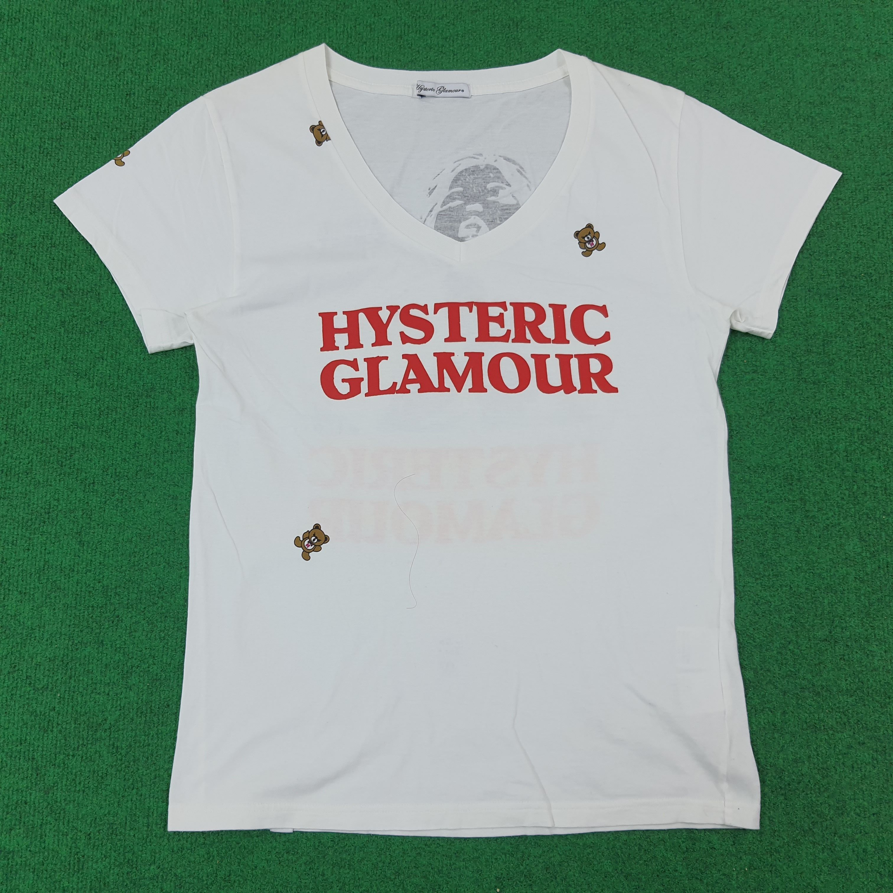 Hysteric Glamour × Japanese Brand × Vintage Vintage Hysteric Glamour Japan Custom Logo Tshirt C219N49 Size S / US 4 / IT 40 - 3 Thumbnail