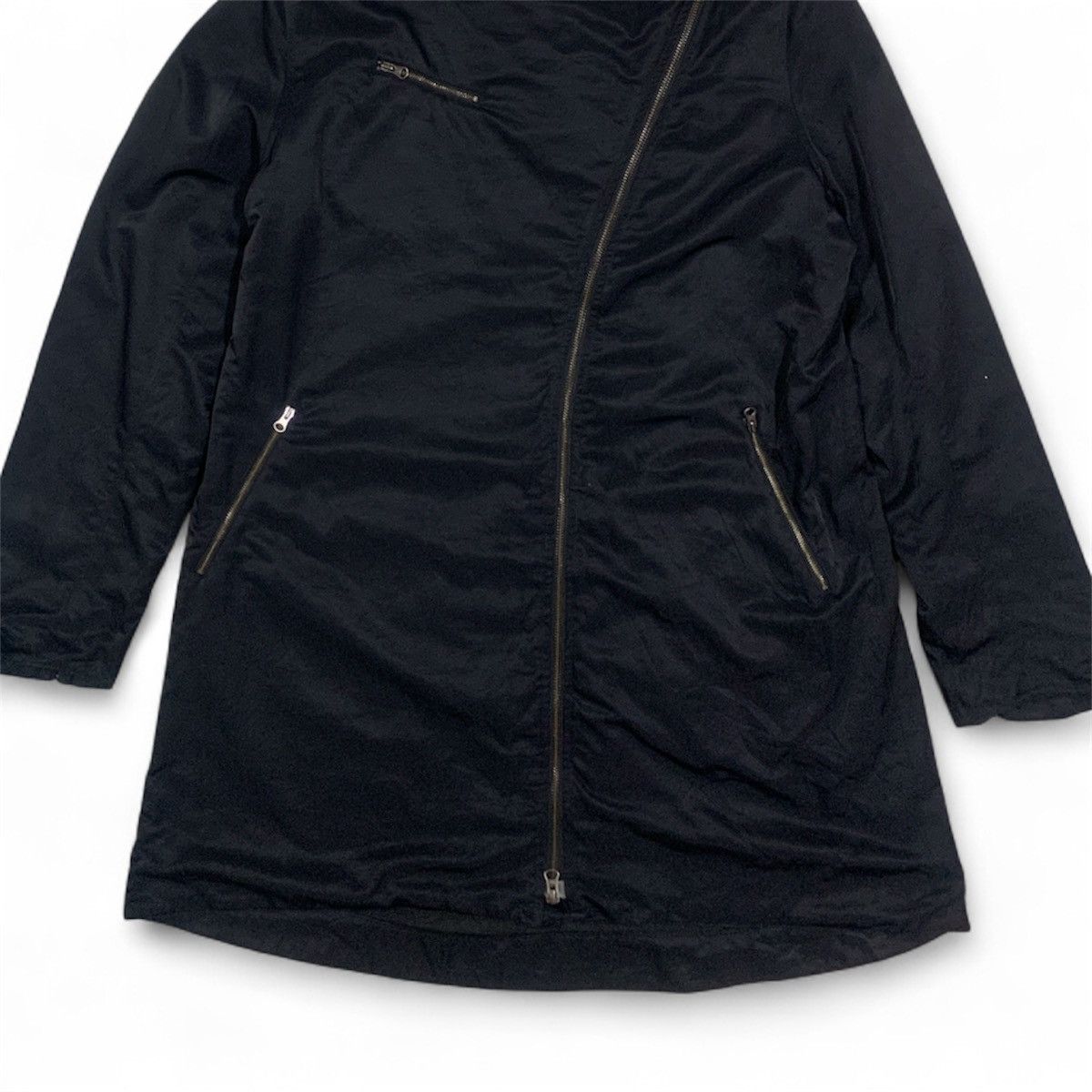 Eileen Fisher Eileen Fisher Asymmetric Zipper Fleece Lined Jacket Size L / US 10 / IT 46 - 3 Thumbnail