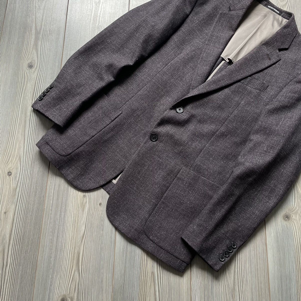 Emporio Armani Emporio Armani G Line Deco Wool Plaid Sport Blazer 50/L Size 50S - 4 Thumbnail