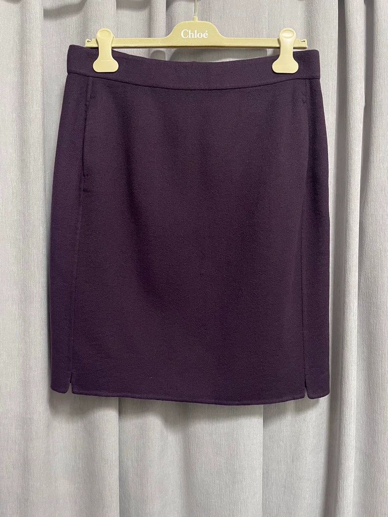 Loro Piana Loro Piana Cashmere Low Waist Straight Skirt - dmc Size US 31 - 1 Thumbnail