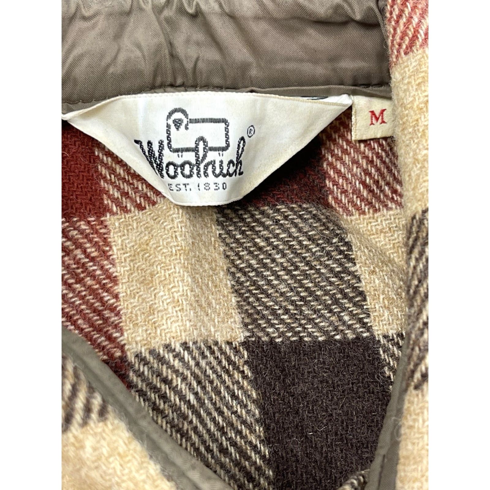 Vintage VINTAGE Woolrich 60s Plaid Flannel Shirt Adult Medium Brown Thick Hunting Mens Size US M / EU 48-50 / 2 - 3 Thumbnail