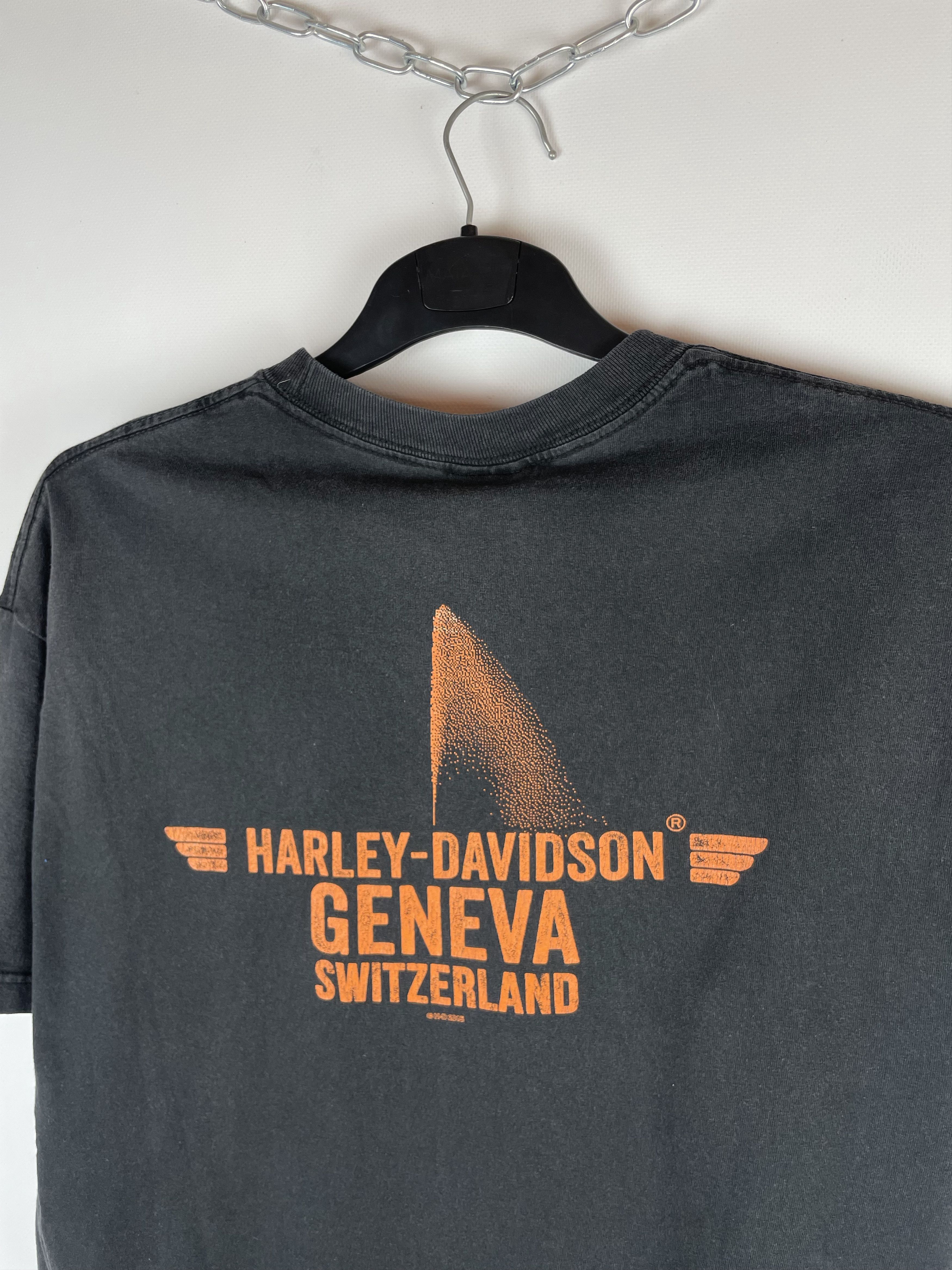 Harley Davidson Vintage HARLEY DAVIDSON Tee Graphic T Shirt Size US XL / EU 56 / 4 - 9 Thumbnail