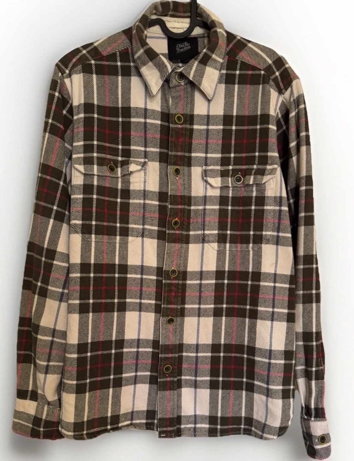 Deus Ex Machina Deus Ex Machina Men's Plaid Long Sleeve Button-Up Shirt Size US L / EU 52-54 / 3 - 1 Thumbnail