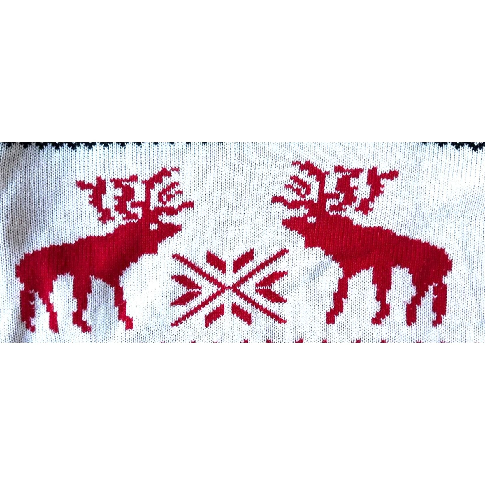 Other v28 Ugly Christmas Reindeer Sweater Unisex Large Winter Merr Size US L / EU 52-54 / 3 - 11 Thumbnail