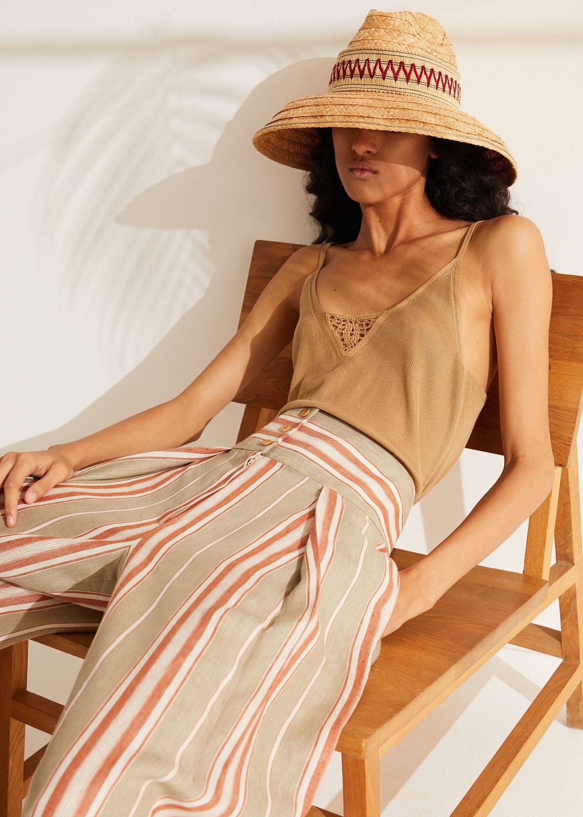 Loro Piana o1srvl11e0824 Notan Beach Stripes Trouser in Multicolor Size 27" / US 4 / IT 40 - 5 Thumbnail