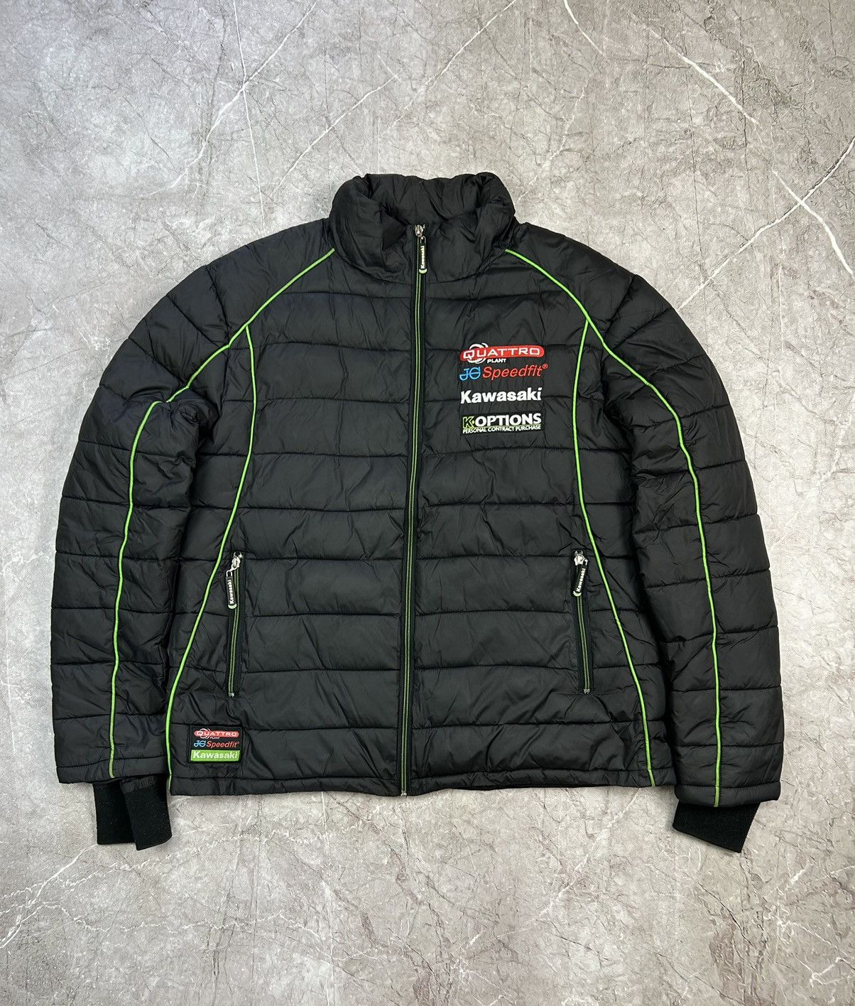 Other Kawasaki Moto Racing Vintage Jacket Size US L / EU 52-54 / 3 - 2 Thumbnail