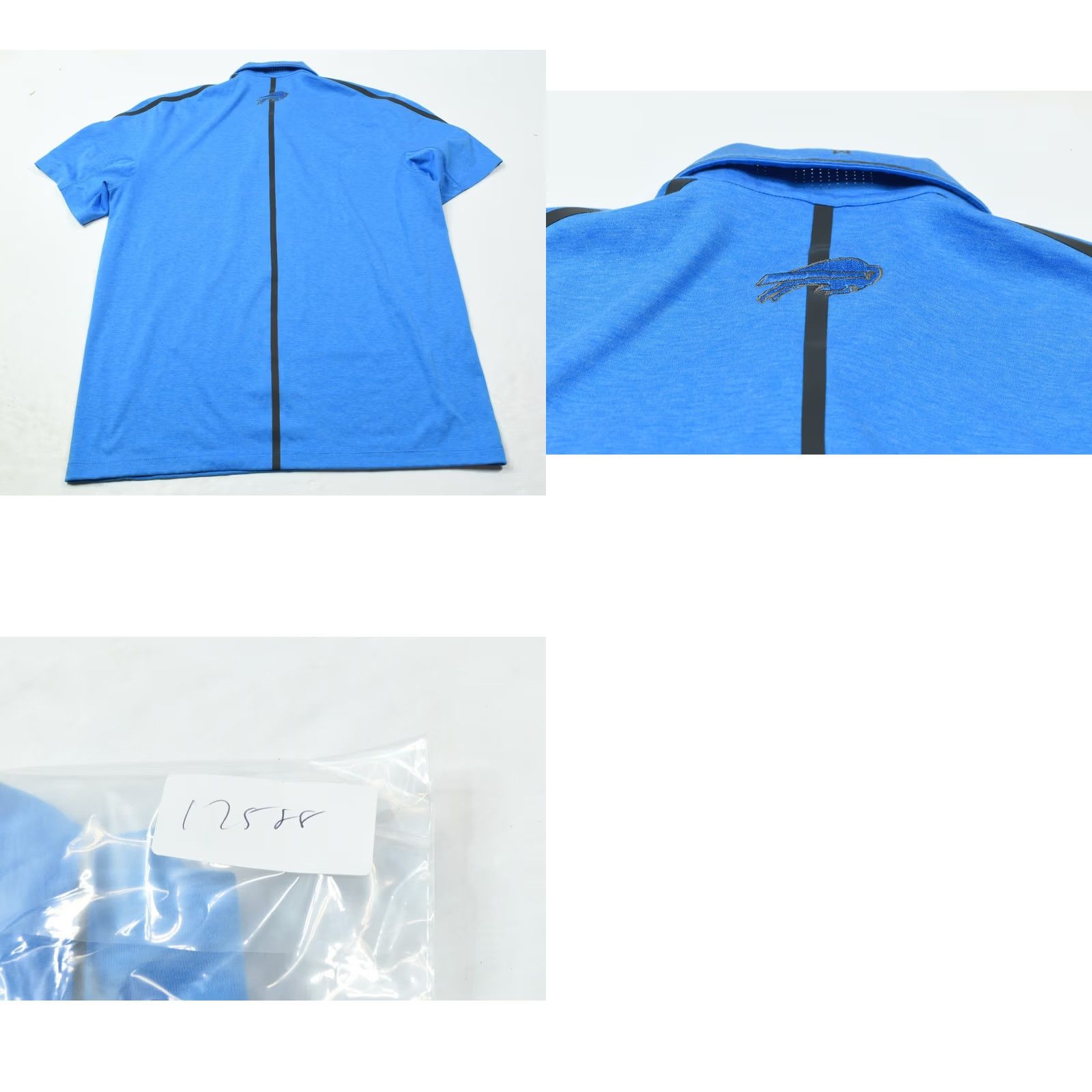 Nike Nike Tiger Woods Buffalo Bills Polo Shirt Mens L Blue Short Sleeve Stretch Polo Size US L / EU 52-54 / 3 - 9 Thumbnail