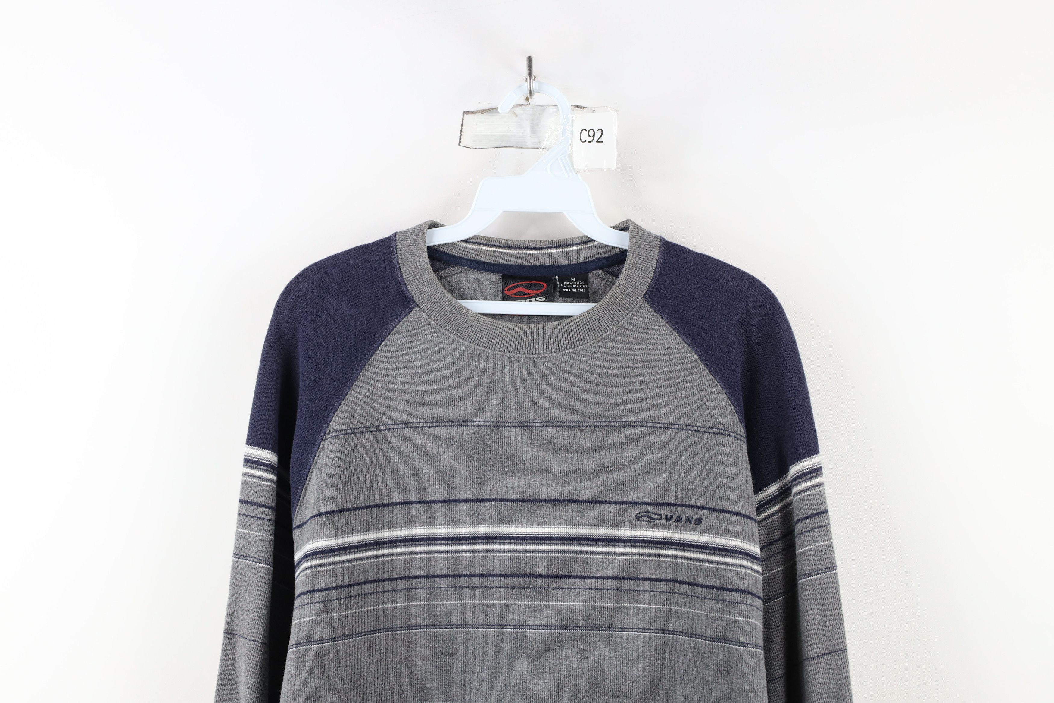 Vans × Vintage Vintage 90s Y2K Vans Skateboarding Knit Long Sleeve T-Shirt Size US M / EU 48-50 / 2 - 2 Thumbnail