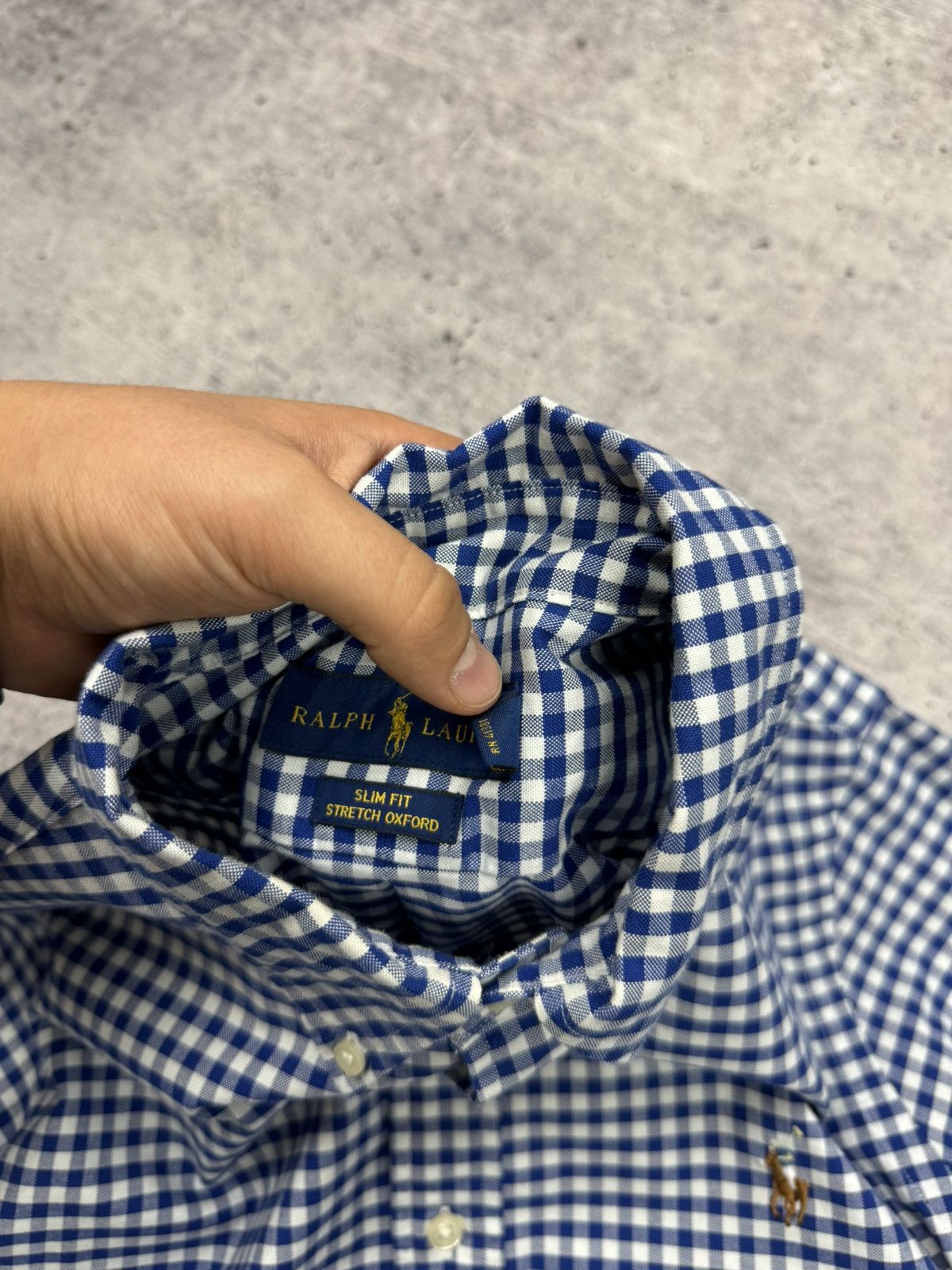 Polo Ralph Lauren × Vintage Vintage Polo Ralph Lauren Y2K Blue Casual Button Ups Shirt Size US S / EU 44-46 / 1 - 11 Thumbnail
