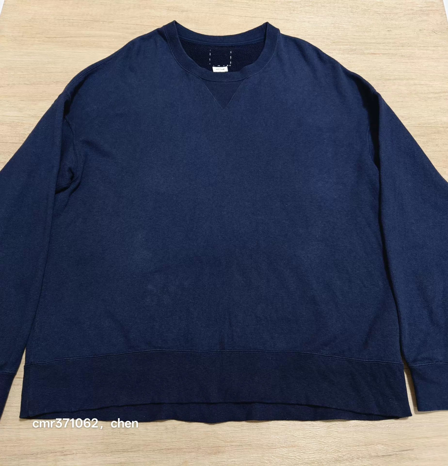 Visvim visvim 22ss jumbo l/s sweat navy 3 used worn Size US L / EU 52-54 / 3 - 6 Thumbnail
