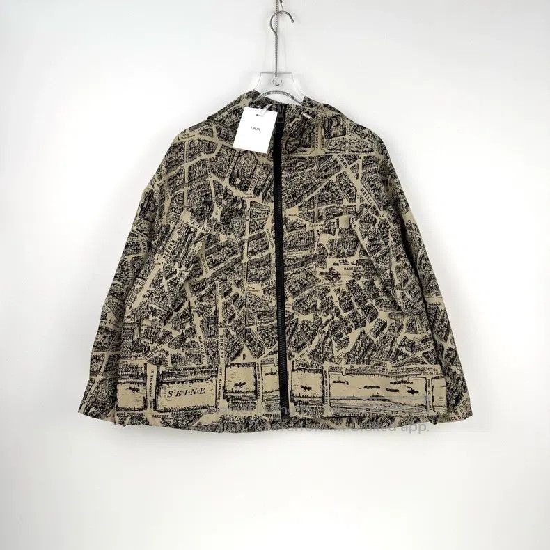 Dior Dior Hooded jacket with brown city map pattern Size M / US 6-8 / IT 42-44 - 3 Thumbnail