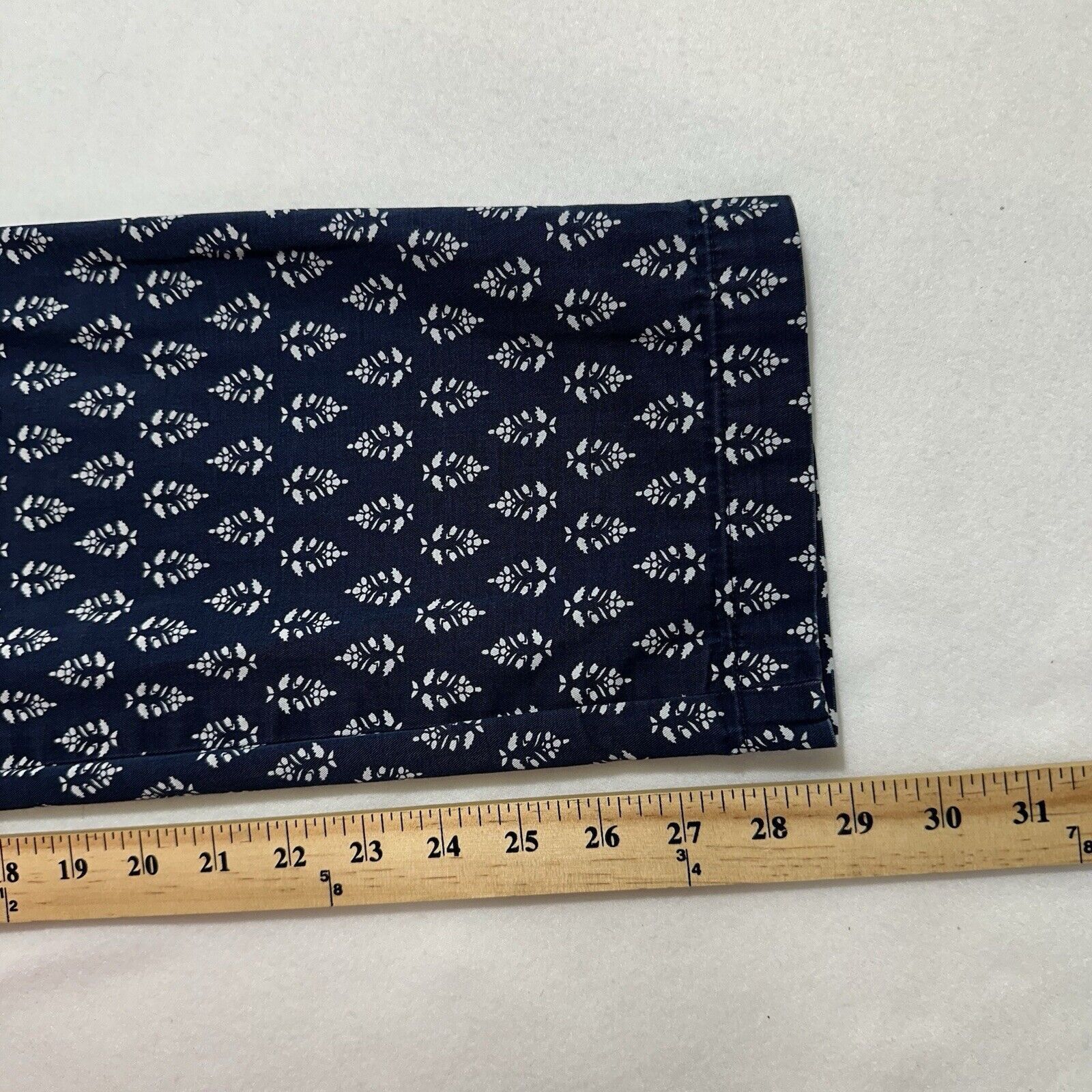 Other Talbots 4 Weekend Chino Ankle Pants Floral Navy 29" Inseam Size 27" / US 4 / IT 40 - 12 Thumbnail