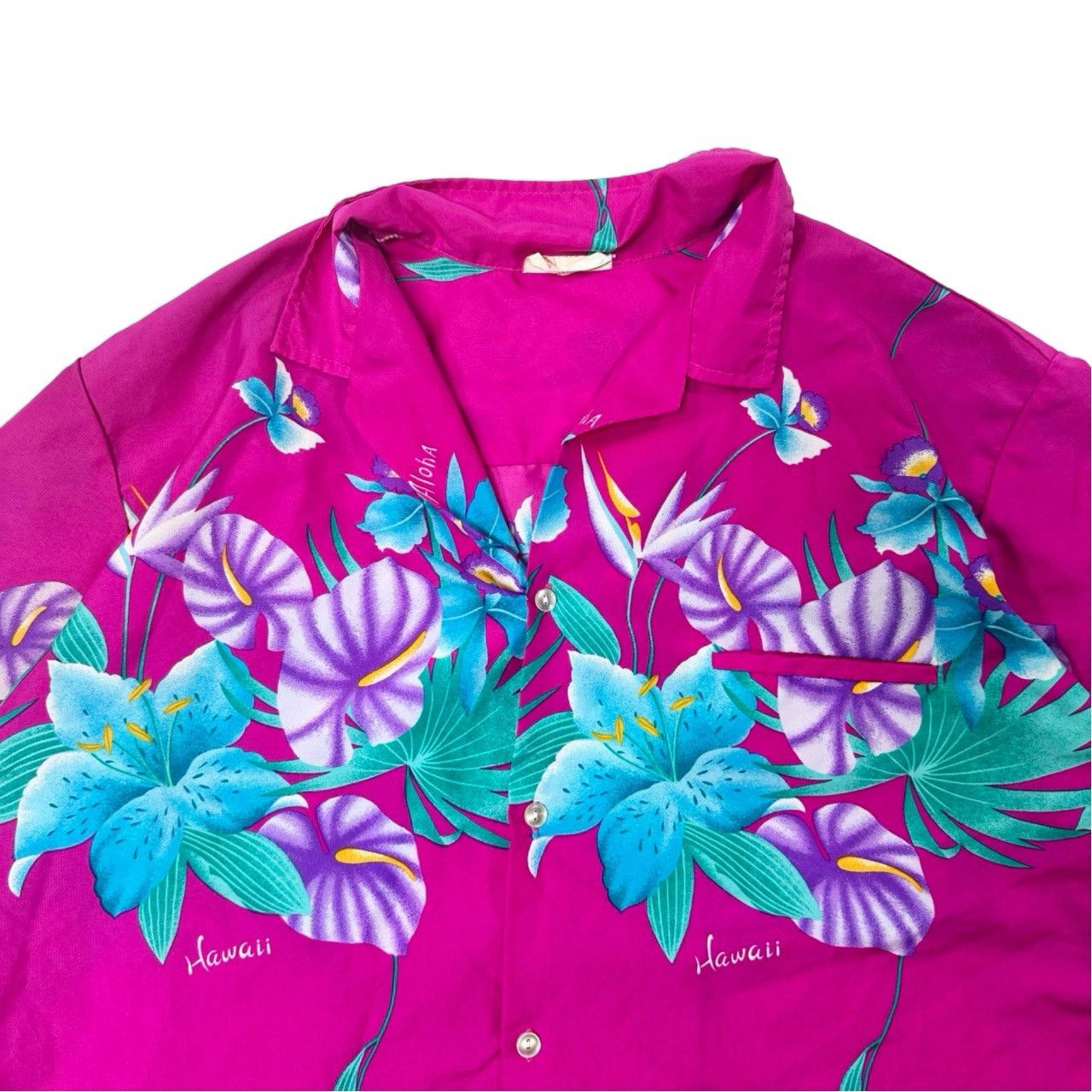 Vintage Vintage 90s Made in Hawaii Button Up Hawaiian Shirt Size US XL / EU 56 / 4 - 2 Thumbnail