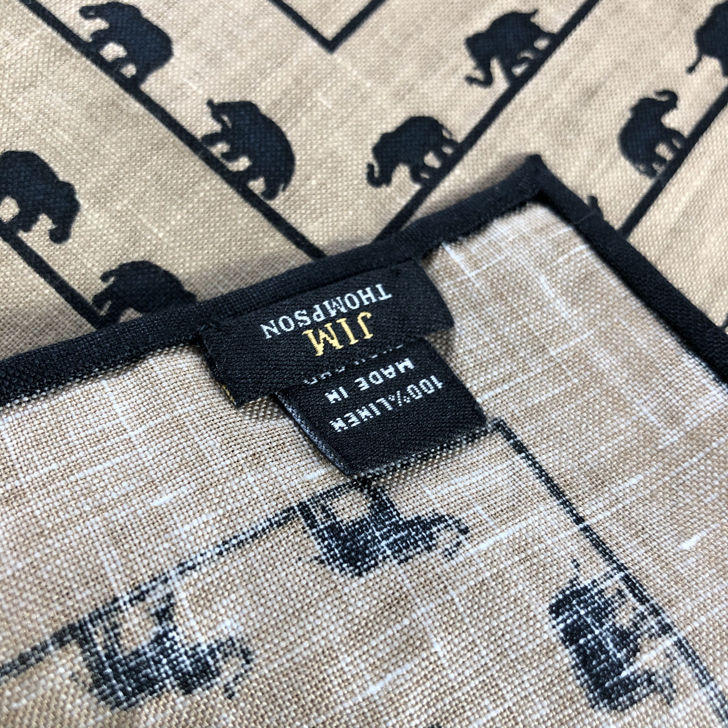 Jim Thompson Jim Thompson Handkerchief Neckerchief Bandana H2442 Size ONE SIZE - 4 Thumbnail