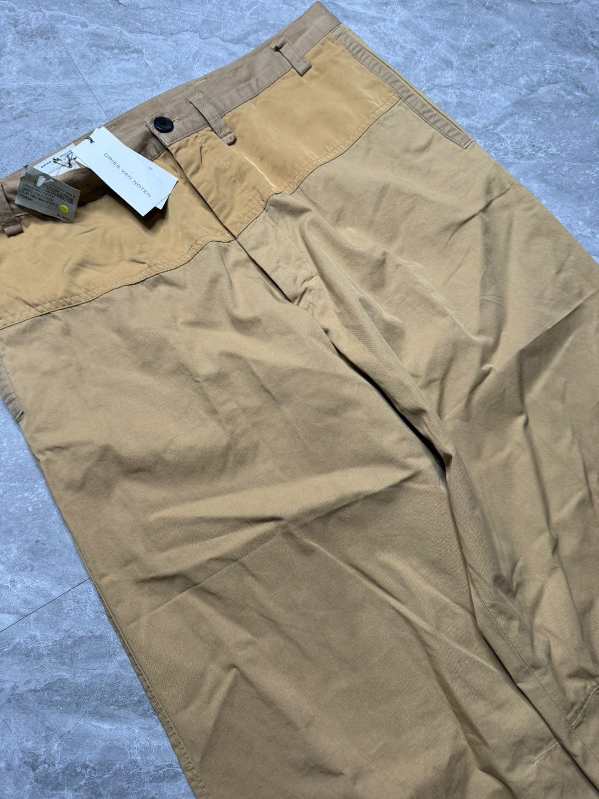 Dries Van Noten Dries Van Noten Perrin Overdyed M.W. Pants Size US 33 - 3 Thumbnail