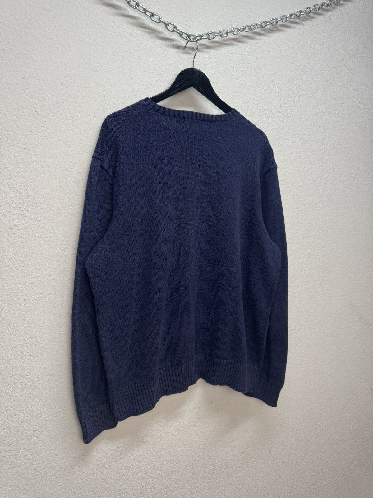 Polo Ralph Lauren Vintage Polo Ralph Lauren Sweater Navy Y2k Double RRL Sk8 Size US XL / EU 56 / 4 - 15 Thumbnail