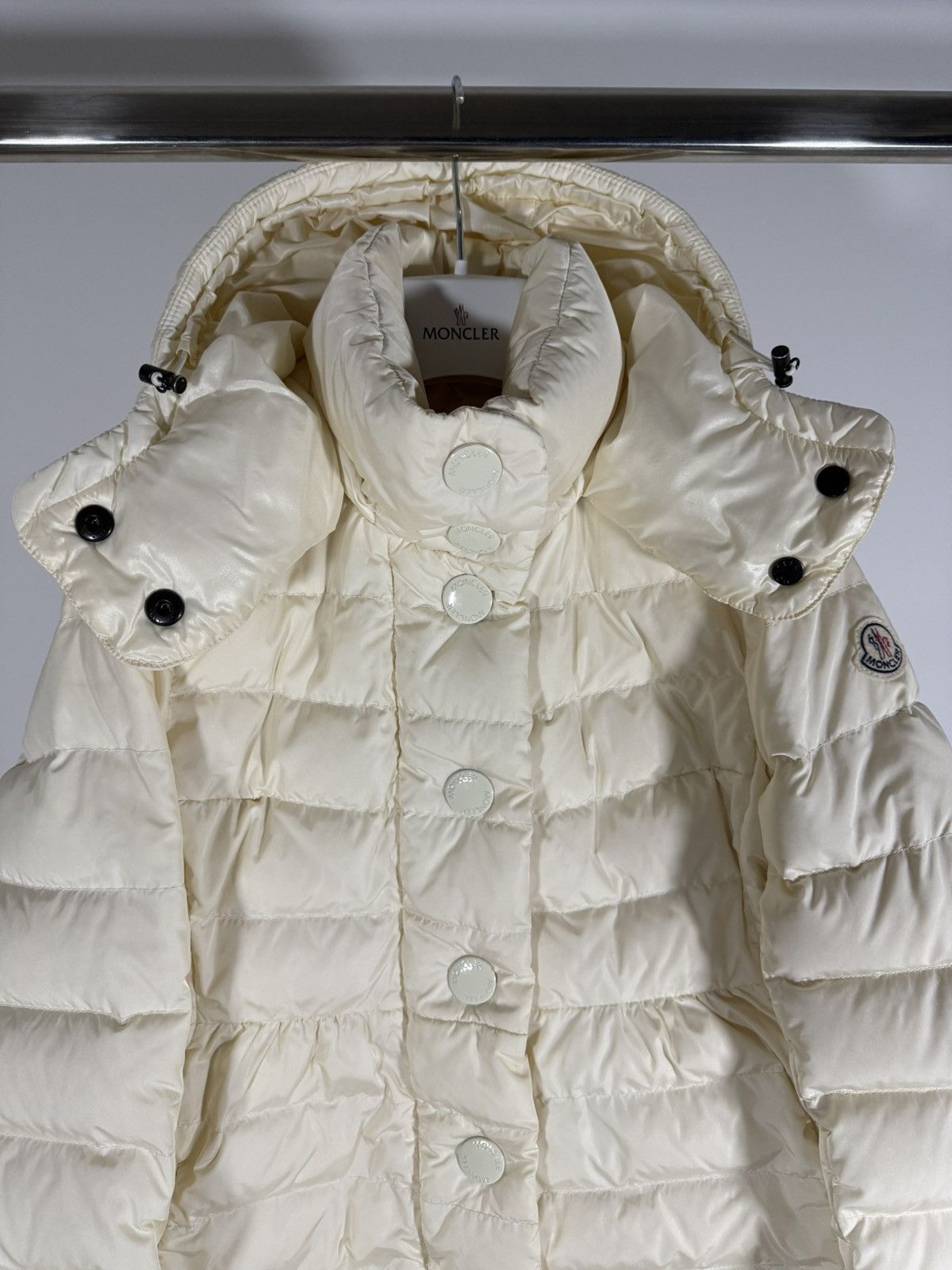 Moncler Moncler Women’s Jacket Jura Size 2 (S/M) Cream White Size S / US 4 / IT 40 - 3 Thumbnail
