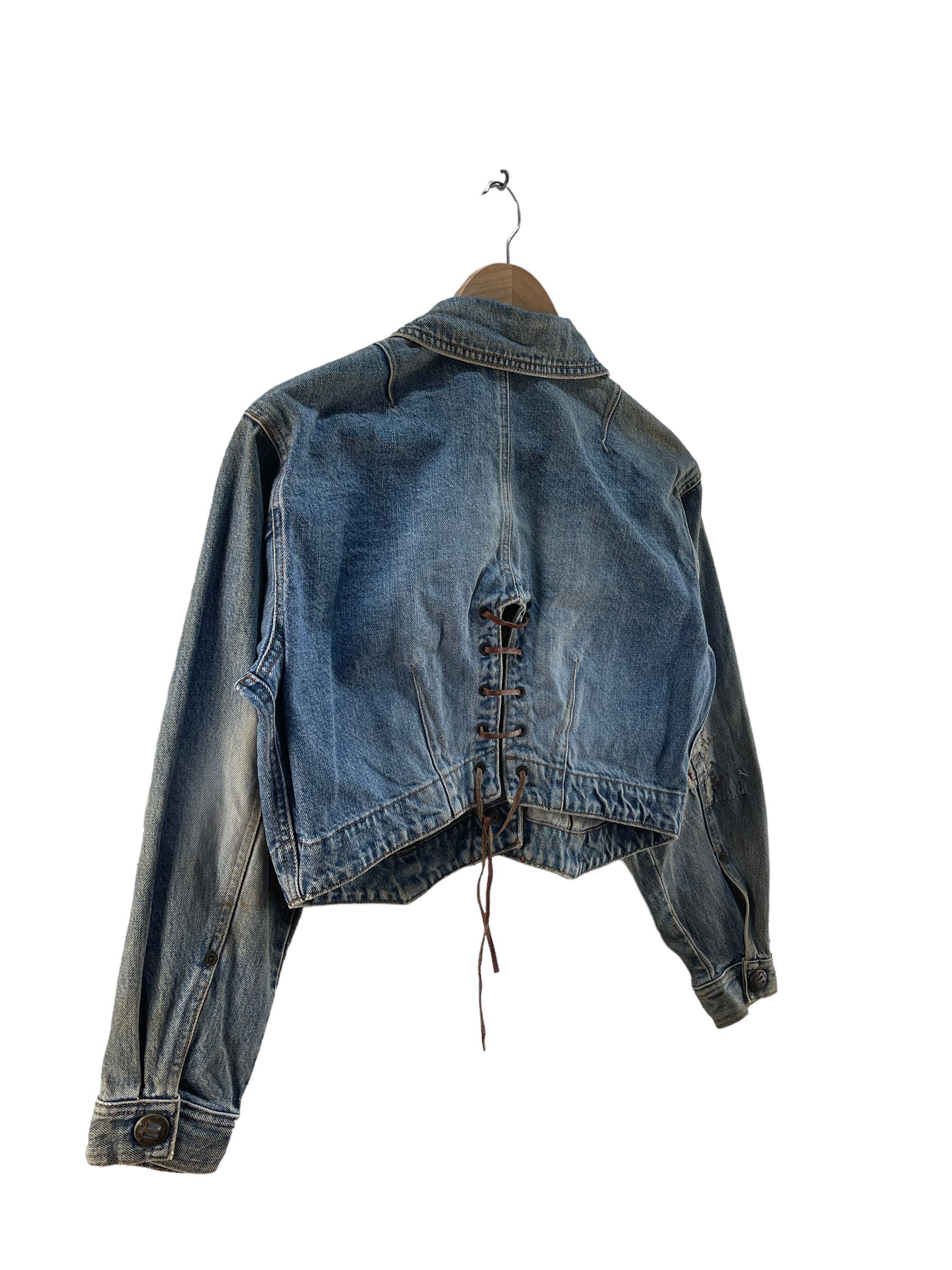 Japanese Brand Vintage Gomas Cropped Denim Jacket Size US S / EU 44-46 / 1 - 6 Thumbnail