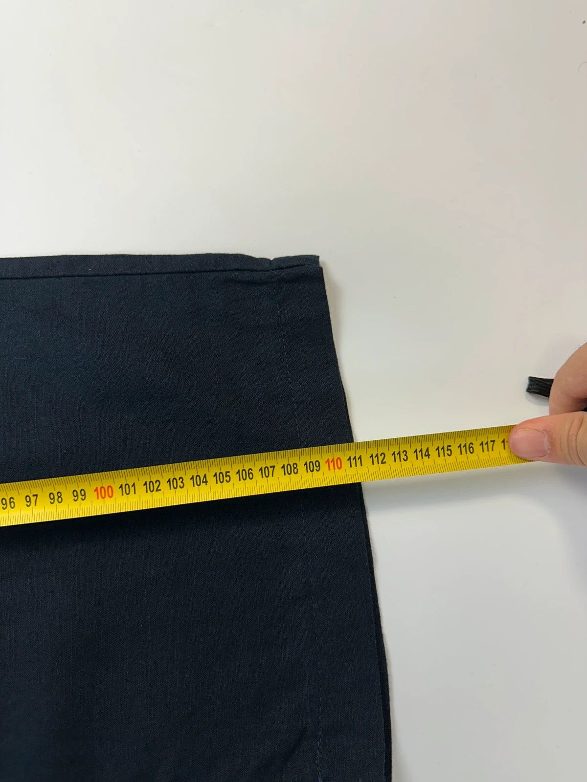 Marithe + Francois Girbaud MFG 90s Navy Linen & Cottons Cargo Parachute Pants Size US 32 / EU 48 - 13 Thumbnail
