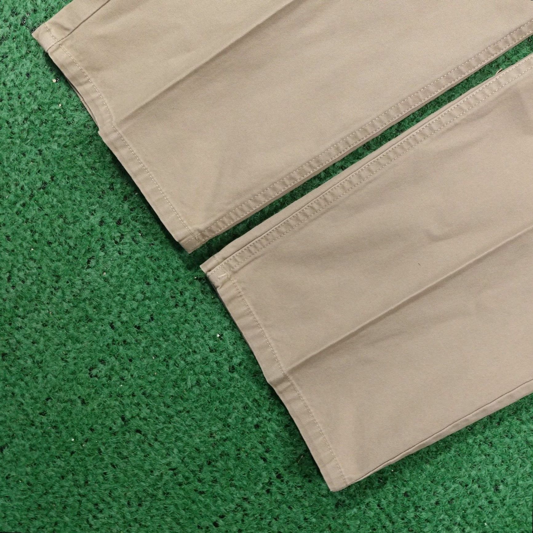 Bonobos Bonobos Pants Mens 34x34 Beige Chino Slim Straight Flat Front Pockets Cotton Size US 34 / EU 50 - 3 Thumbnail