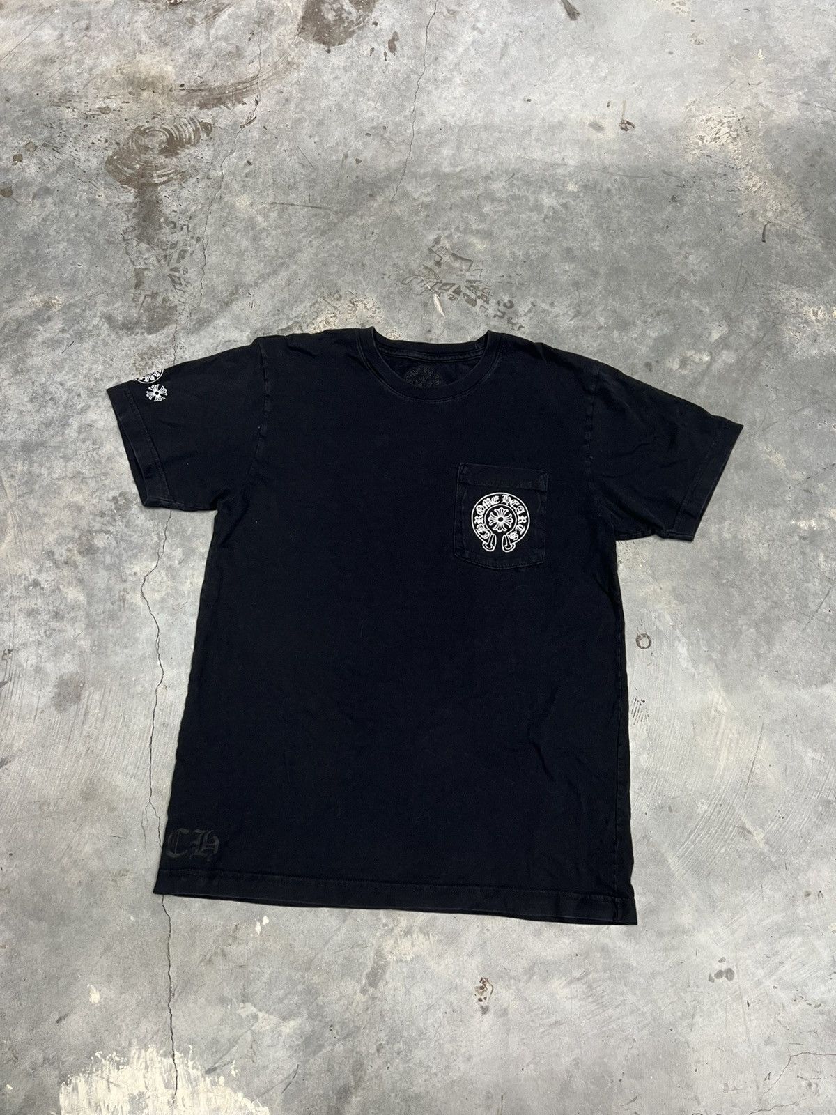 Chrome Hearts Chrome hearts multi color logo pocket tee Size US M / EU 48-50 / 2 - 1 Thumbnail
