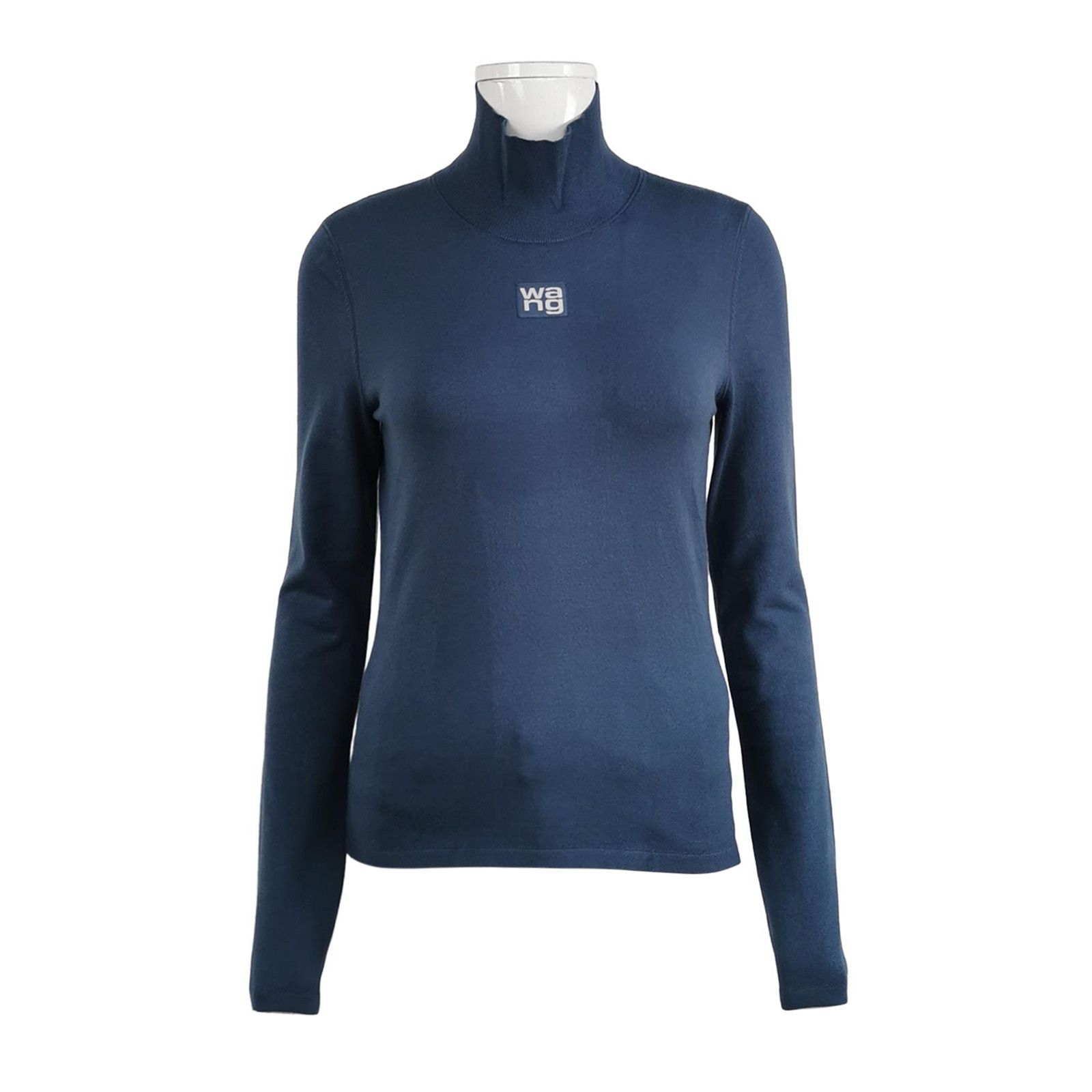 Alexander Wang Alexander Wang Logo Mock Neck Sweater Size L Size L / US 10 / IT 46 - 1 Thumbnail