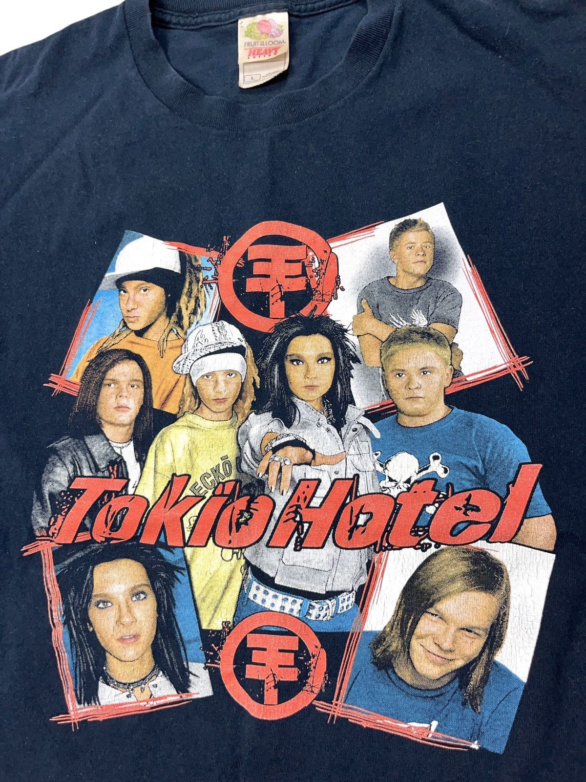 Band Tees Vintage Tokio Hotel y2k Band T-shirt 00s Emo Size US L / EU 52-54 / 3 - 3 Thumbnail