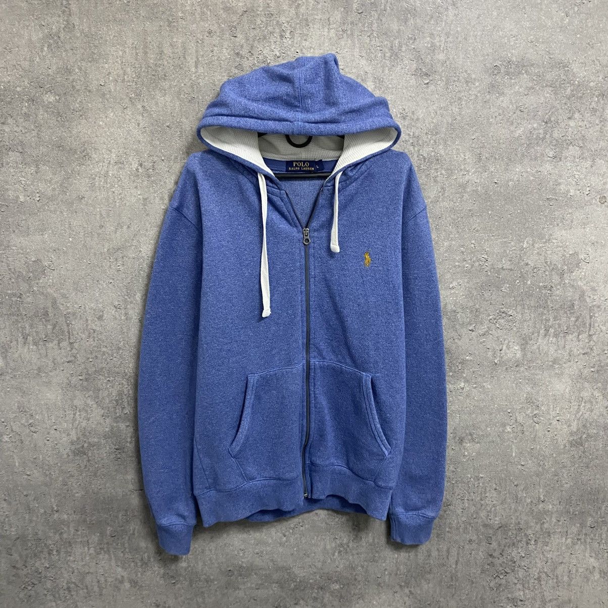 Polo Ralph Lauren Vintage Polo Ralph Lauren Zip Hoodie Size US L / EU 52-54 / 3 - 1 Thumbnail