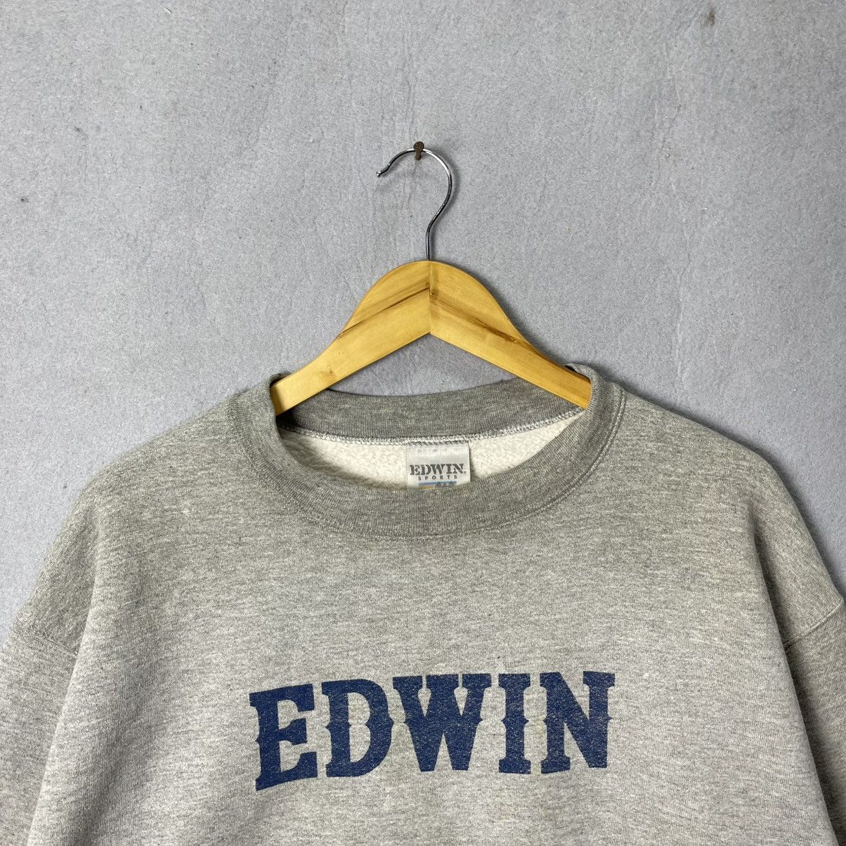 Edwin Vintage EDWIN Sports Logo Crewneck Sweatshirt Made in USA Size US XL / EU 56 / 4 - 2 Thumbnail