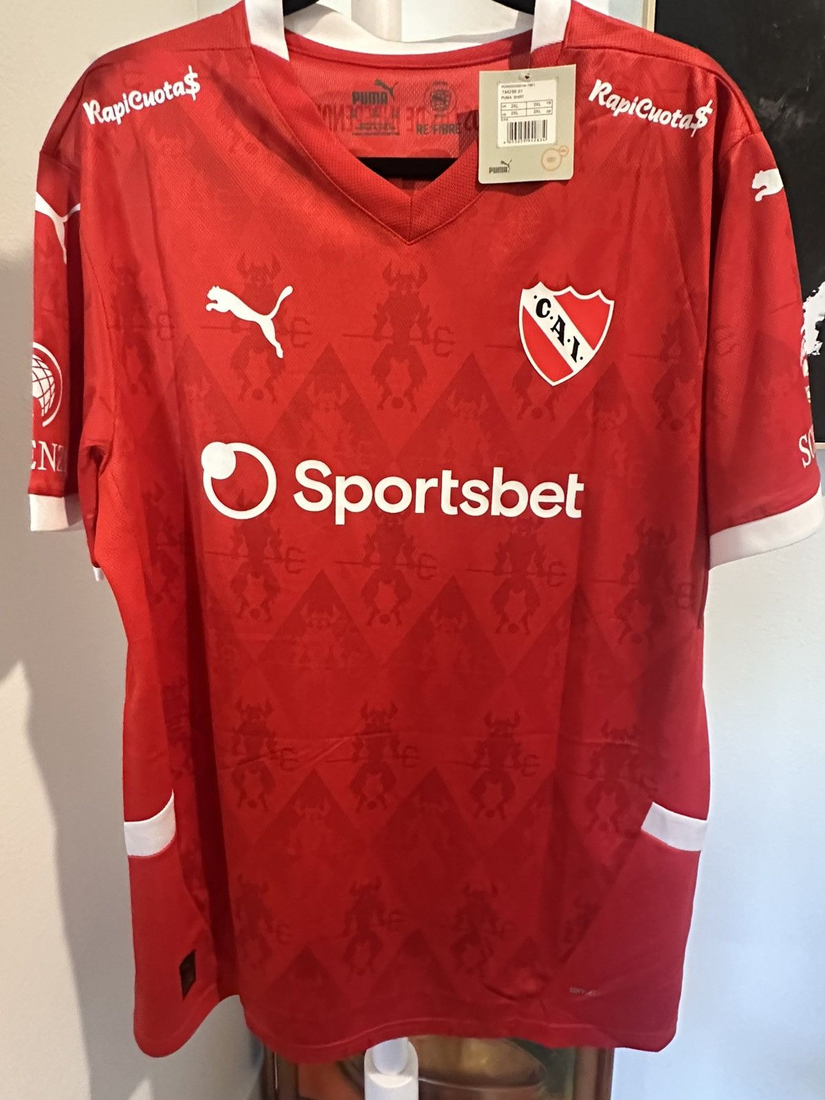 Puma 2025-26 Club Atlético Independiente Álvaro Angulo Jersey Size US XL / EU 56 / 4 - 2 Thumbnail