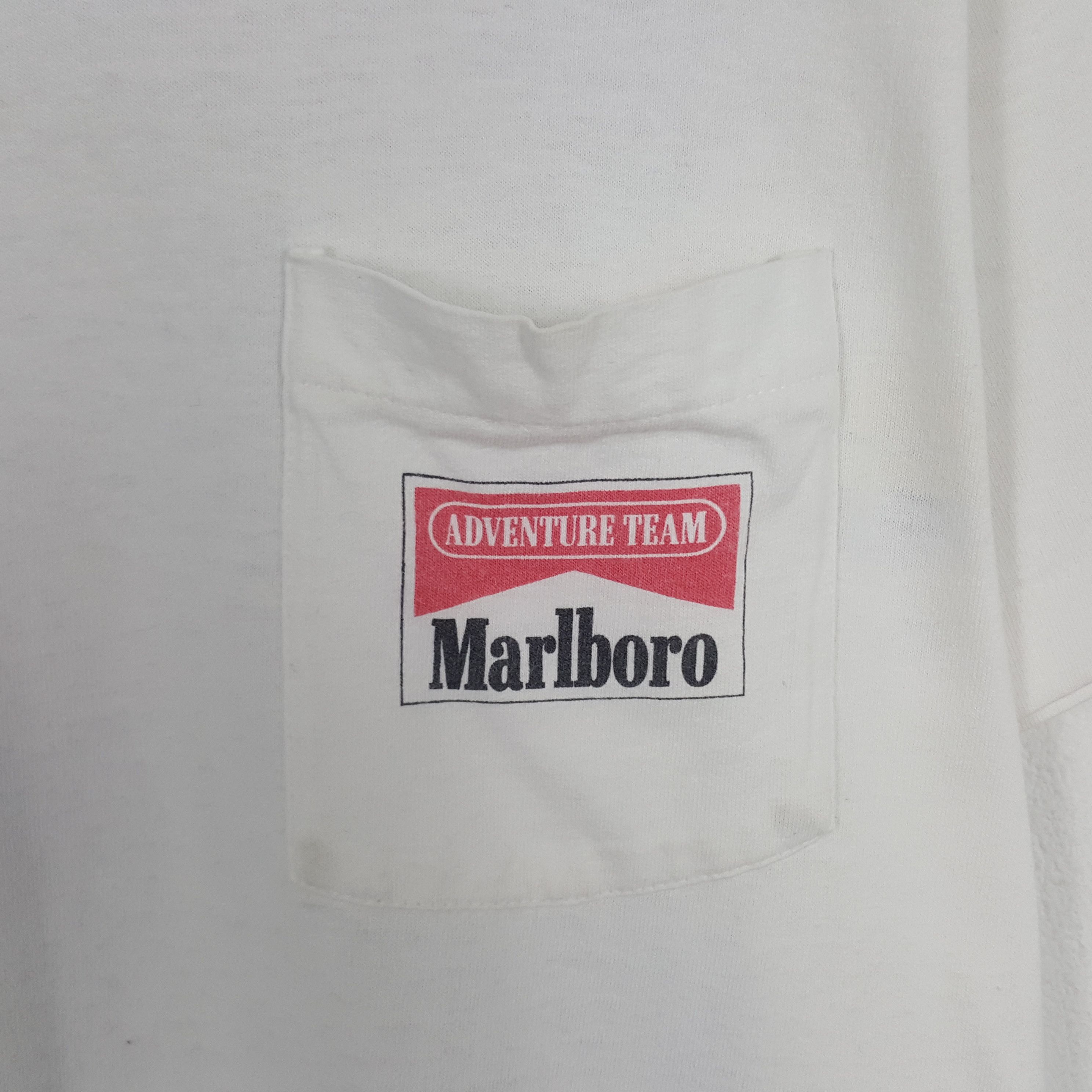 Marlboro × Vintage Vintage Marlboro Adventure Team Single Pocket Tshirt Size US L / EU 52-54 / 3 - 4 Thumbnail