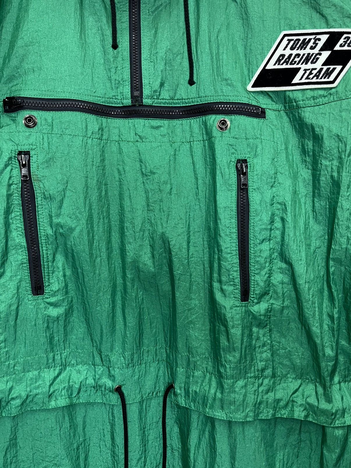 Formula 1 🇯🇵RARE🔥90’s TOM’S RACING Pocketable PouchBag Hoodie Parka Size US L / EU 52-54 / 3 - 9 Thumbnail
