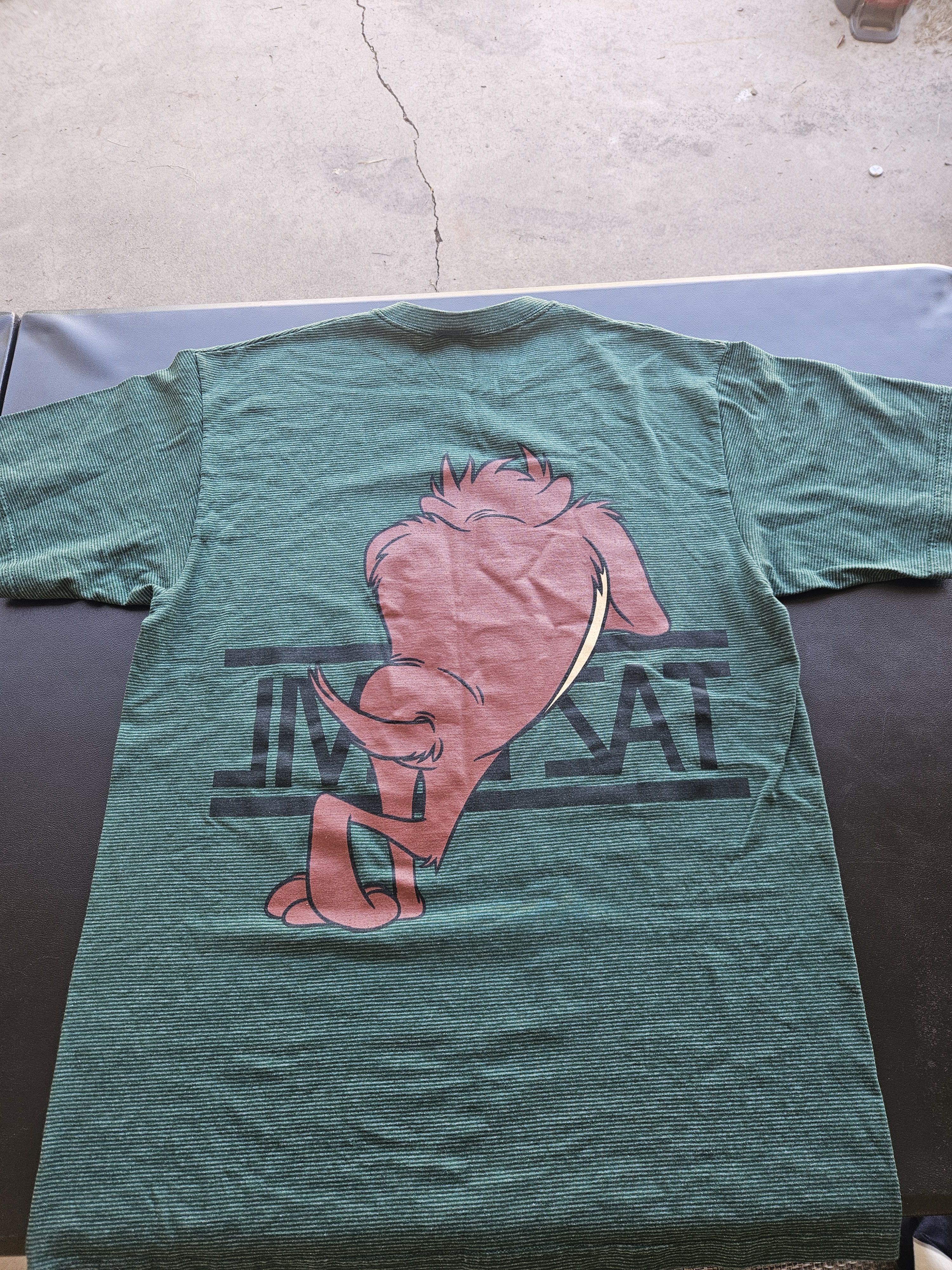Warner Bros Tasmanian Devil Vintage Striped Mega Print Warner Bros Tee Size US XL / EU 56 / 4 - 2 Thumbnail
