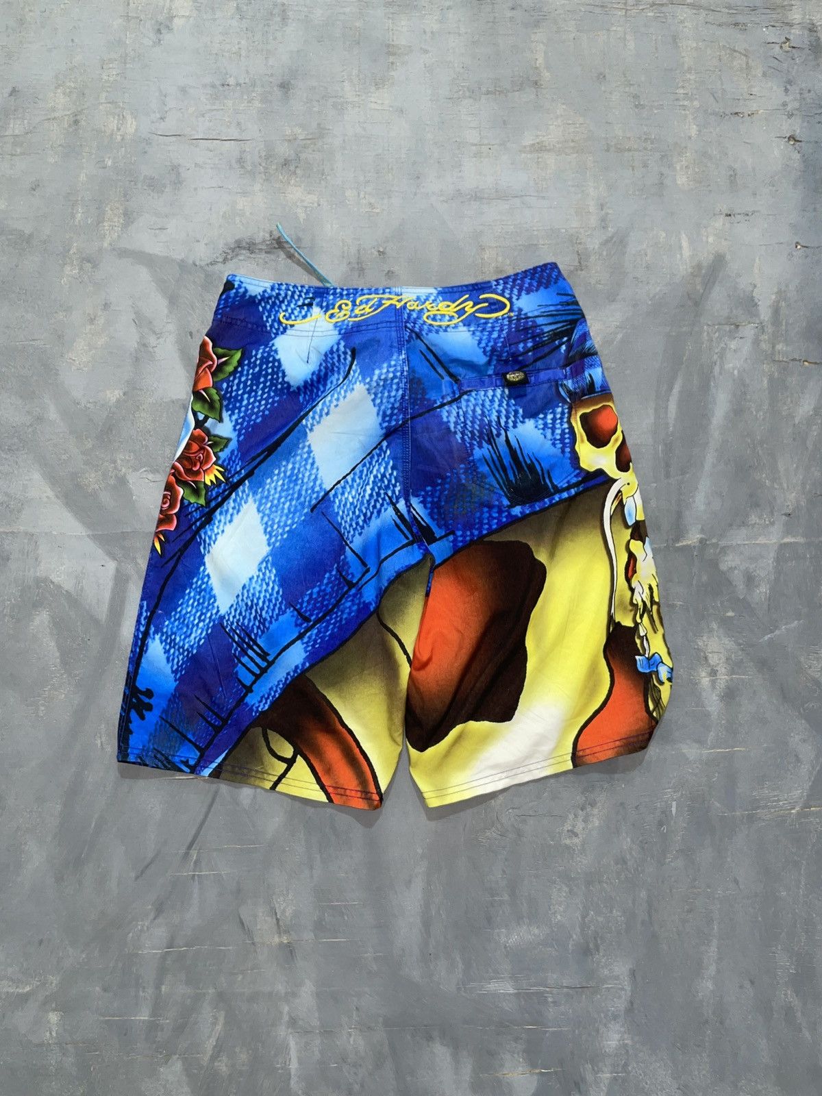 Ed Hardy Ed hardy surf or die y2k bandana short Size US 32 / EU 48 - 3 Thumbnail