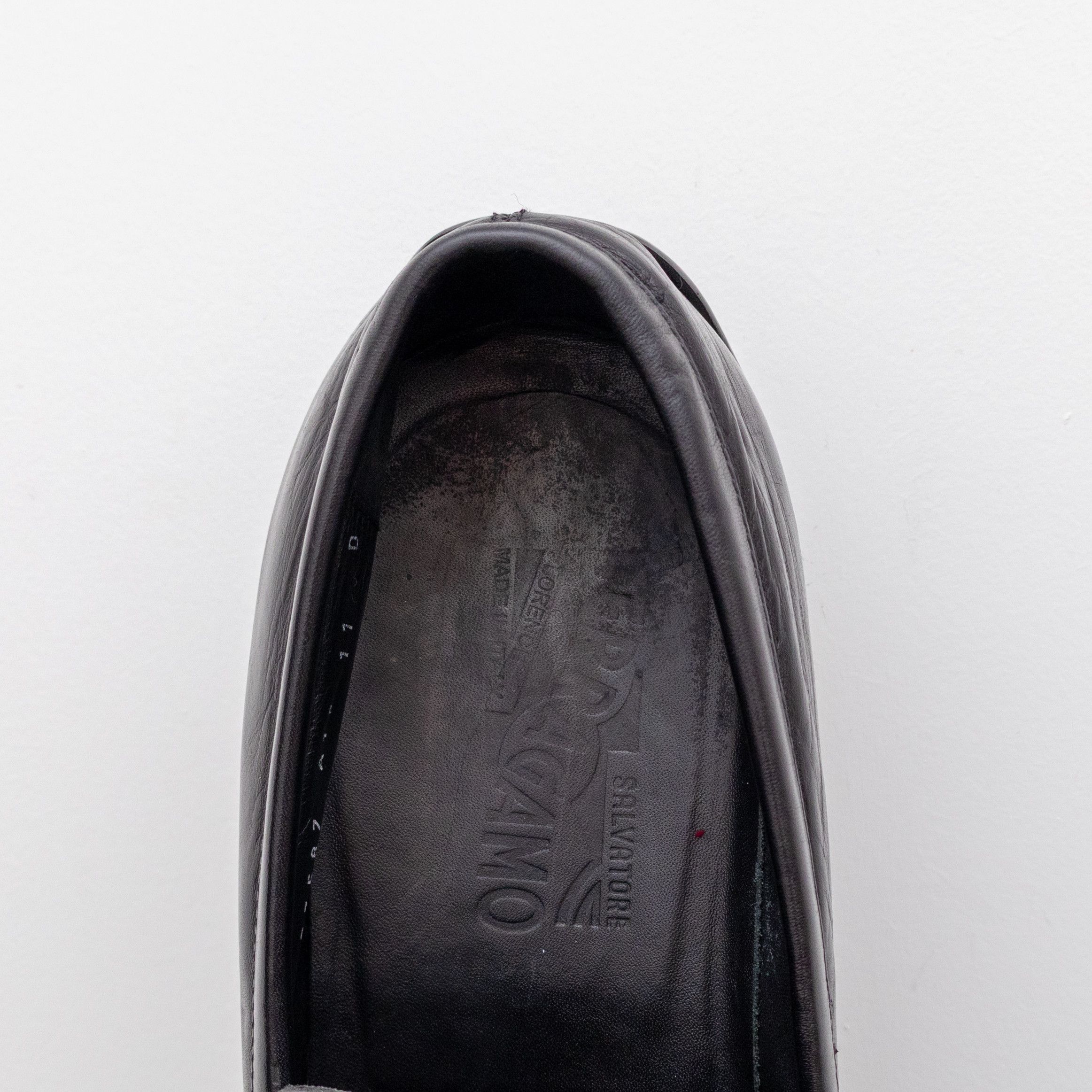 Salvatore Ferragamo Salvatore Ferragamo Men’s Black Leather Gancio Bit Loafers Size US 11 / EU 44 - 8 Thumbnail
