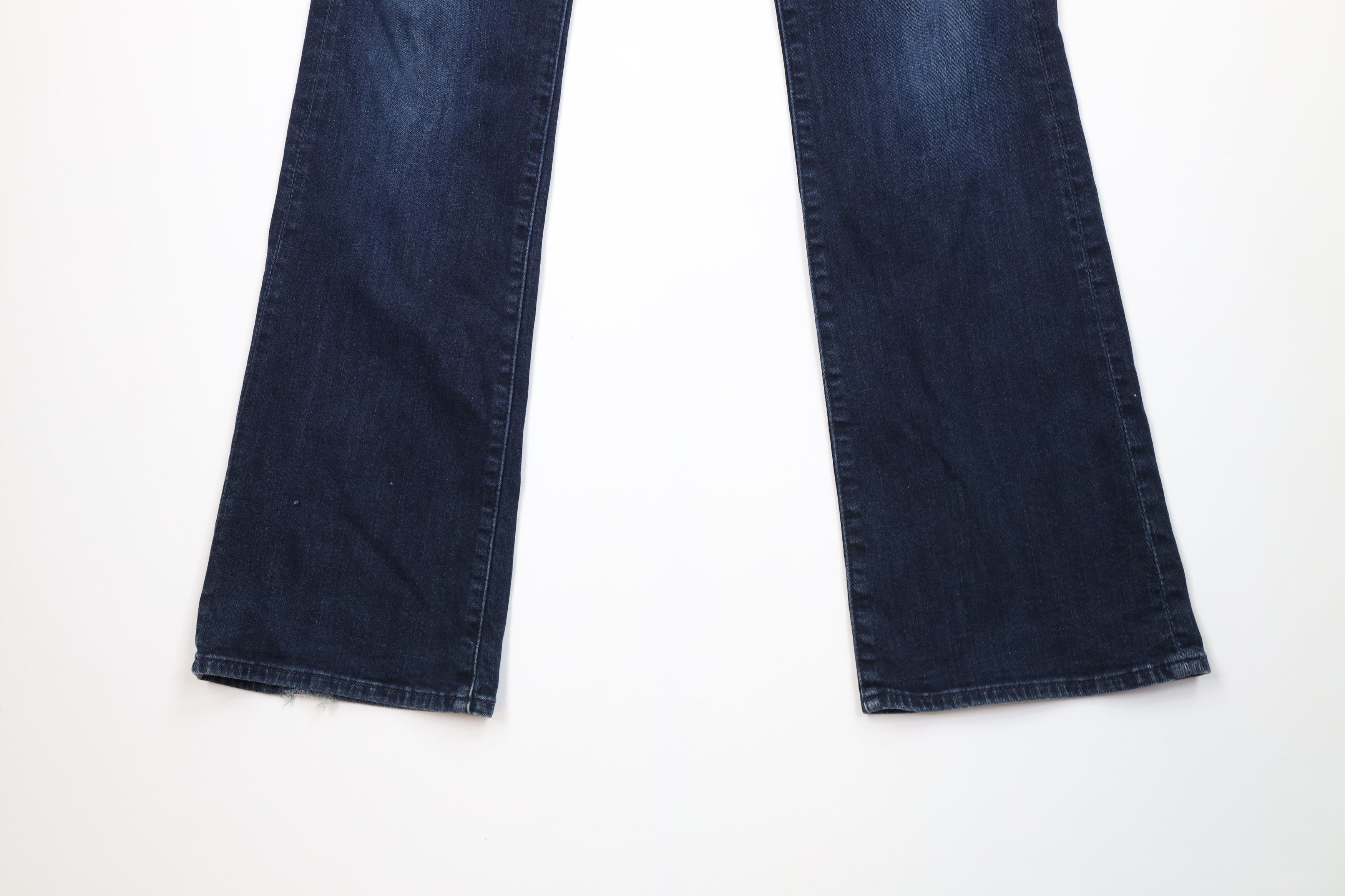 7 For All Mankind 7 For All Mankind Stretch Flared Wide Leg Denim Jeans Blue Size 30" / US 8 / IT 44 - 4 Thumbnail