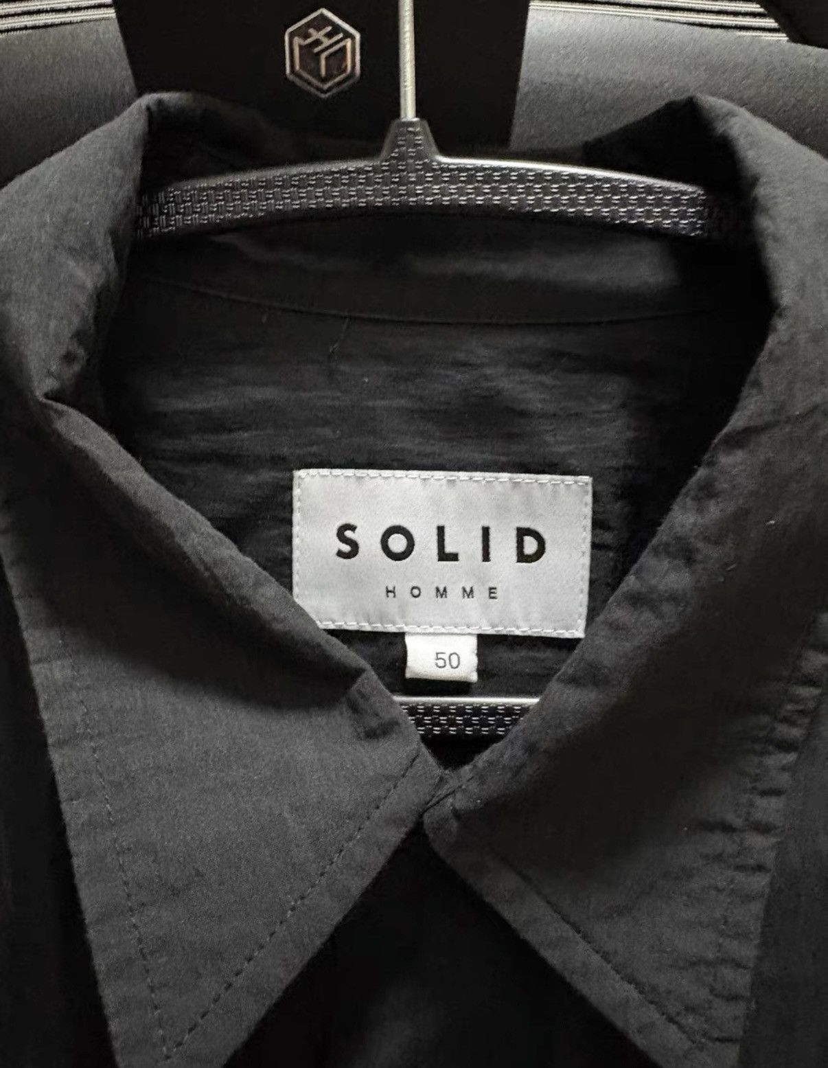 Solid Homme SOLID HOMME Faux Layering Loose Fit Shirt Size US M / EU 48-50 / 2 - 4 Thumbnail