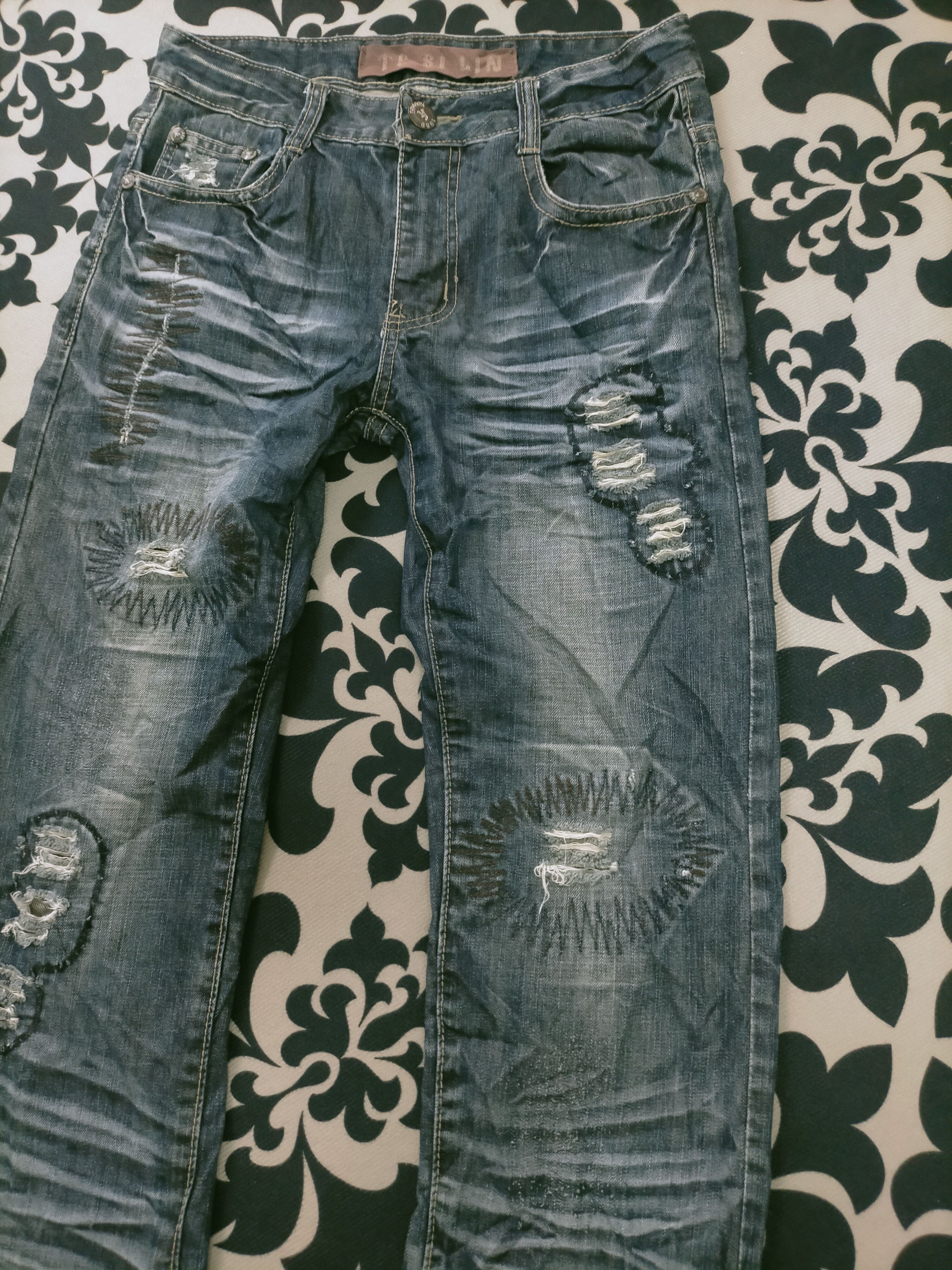 If Six Was Nine × Seditionaries × Undercover 🔥Rare Kouyizu Insane Distressed Jeans Size US 30 / EU 46 - 5 Thumbnail