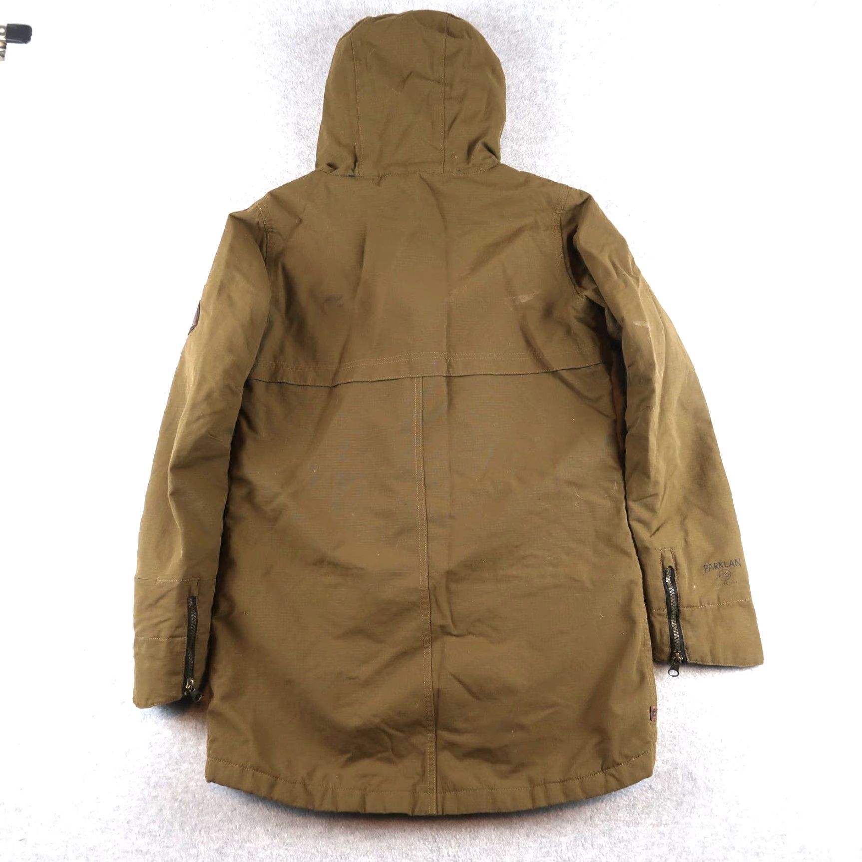 686 Womens 686 Parklan Infidry 15,000mm Parka Jacket S Olive Green Insulated Zip Long Sleeve Waterproof Winter 686 Parka Womens Jacket Size S Size S / US 4 / IT 40 - 2 Thumbnail