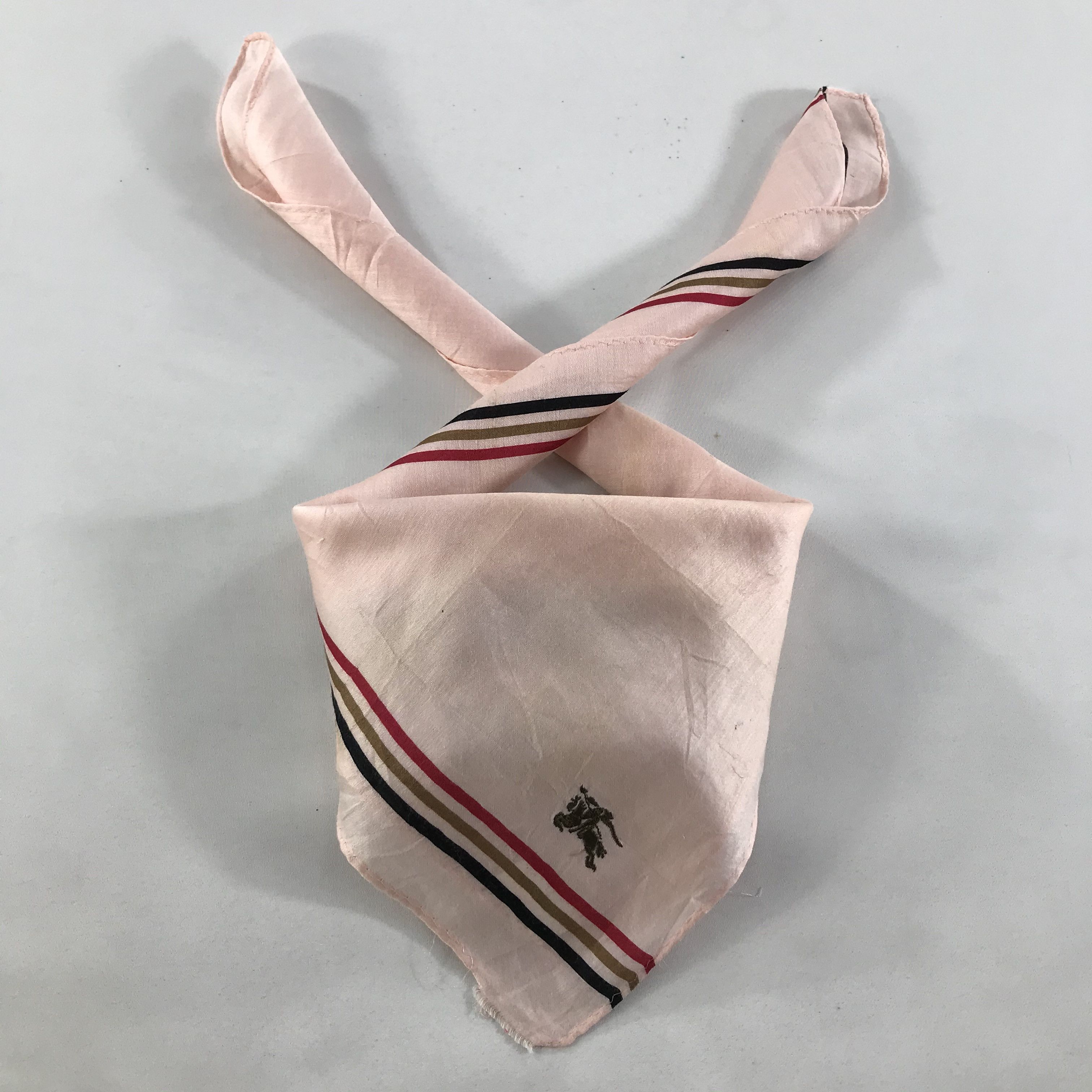 Burberry × Vintage Burberry Bandana / Handkerchief / Neckerchief - S1389 Size ONE SIZE - 5 Thumbnail